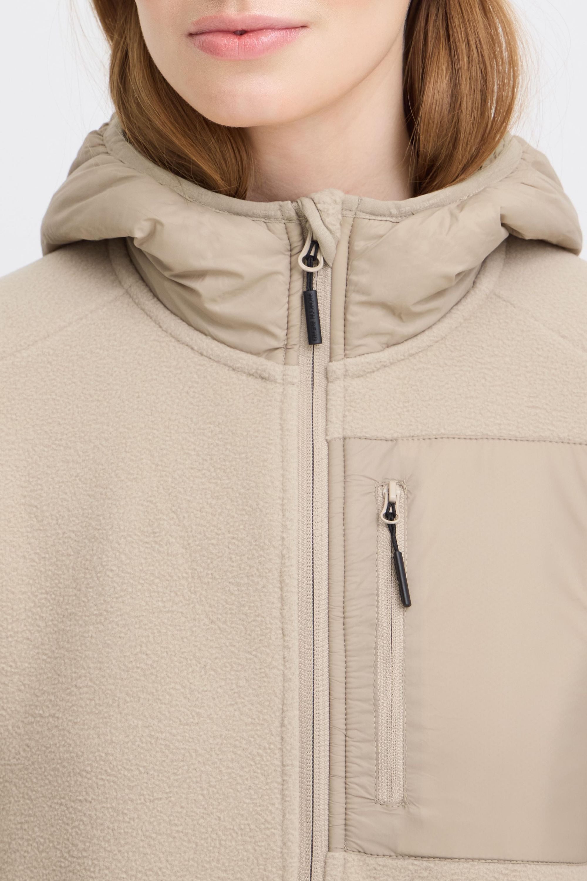 North Bend Fleecejacke NBMattea W Sportliche Teddy-Jacke mit Kapuze – Bild 5 von 5