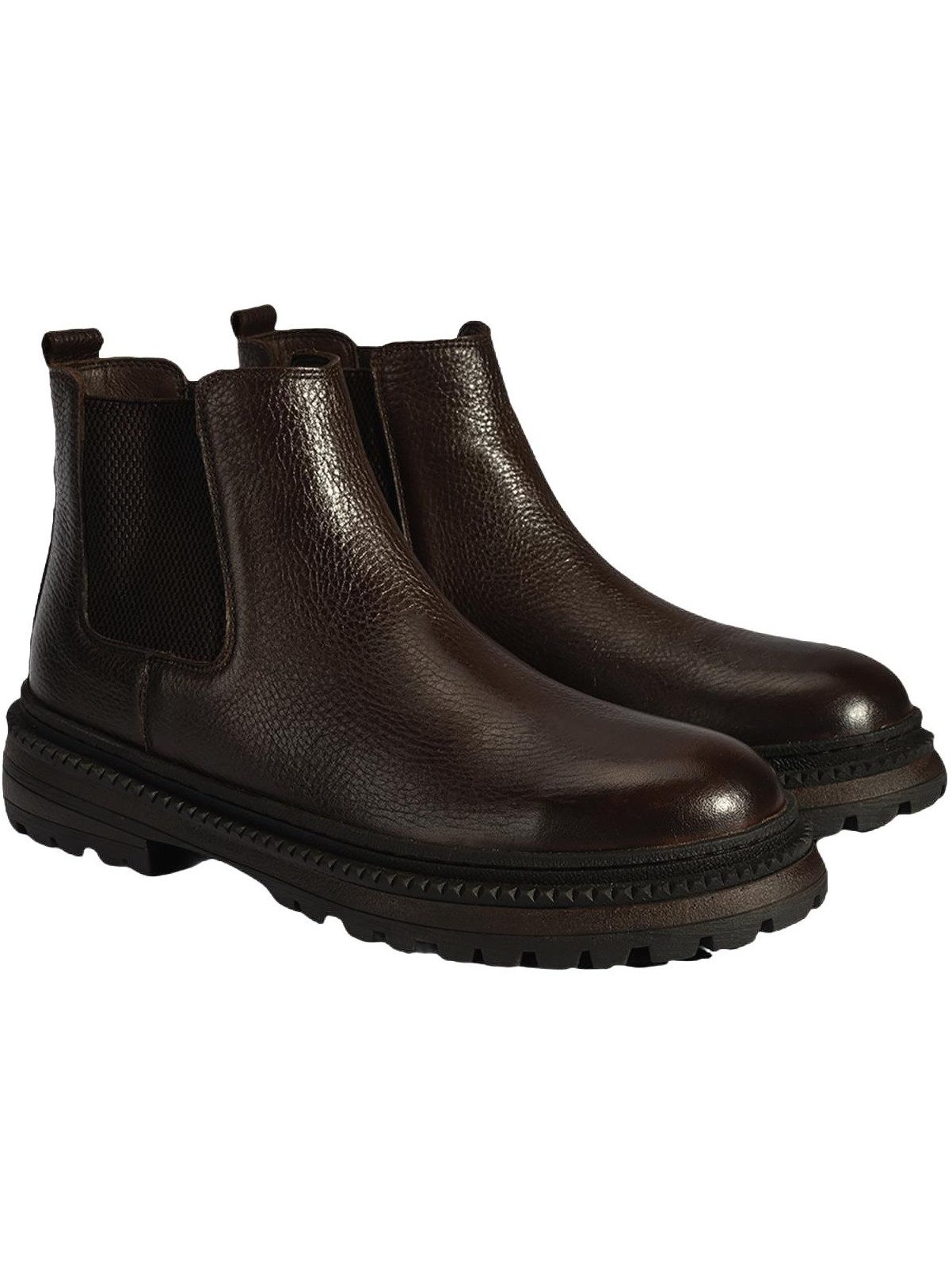 Desa Herren-Ankle-Boots – Obermaterial aus Leder, zum Hineinschlüpfen, Stiefelette