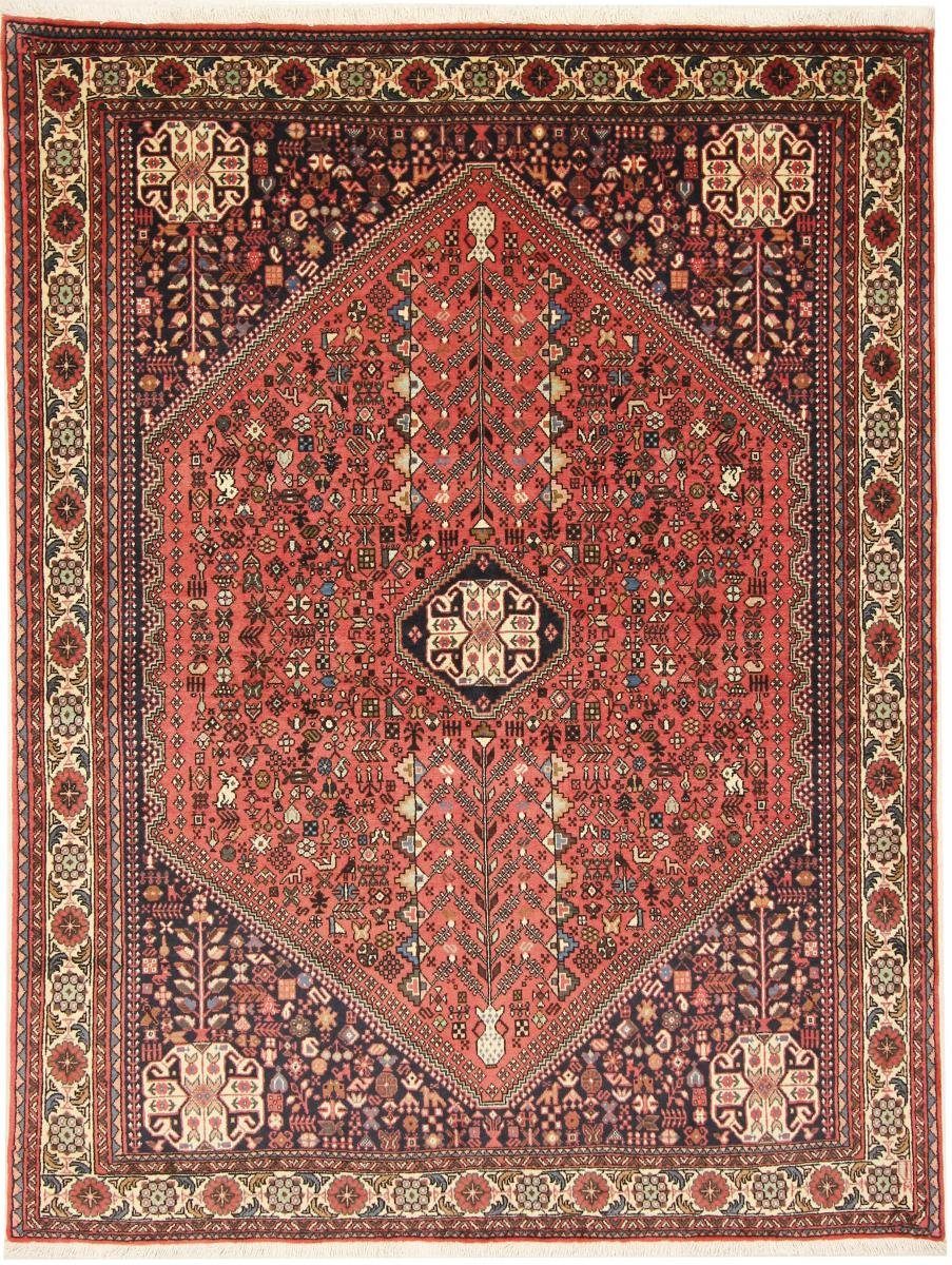 Orientteppich Abadeh 148x193 Handgeknüpfter Orientteppich / Perserteppich, Nain Trading, rechteckig, Höhe: 8 mm | Kurzflor-Teppiche