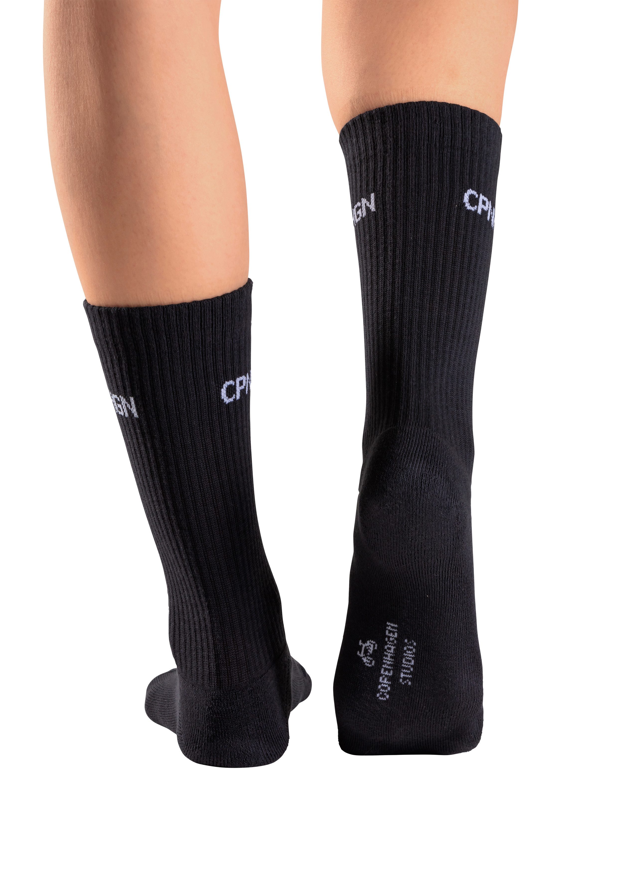 Copenhagen Studios Tennissocken (Packung, 3-Paar) mit Halbfußfrottee