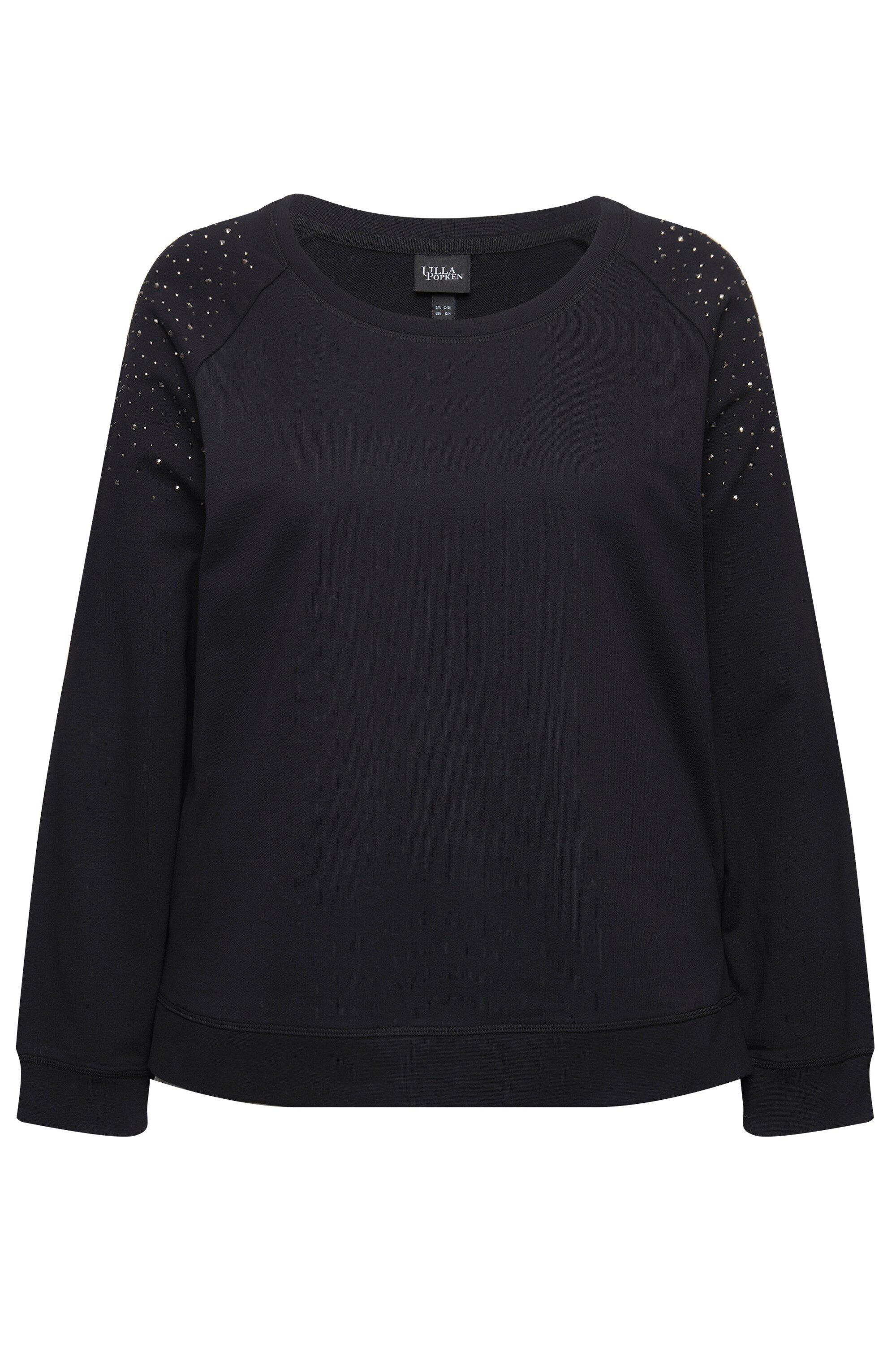 Ulla Popken Sweatshirt Sweatshirt Ziernieten Oversized günstig online kaufen