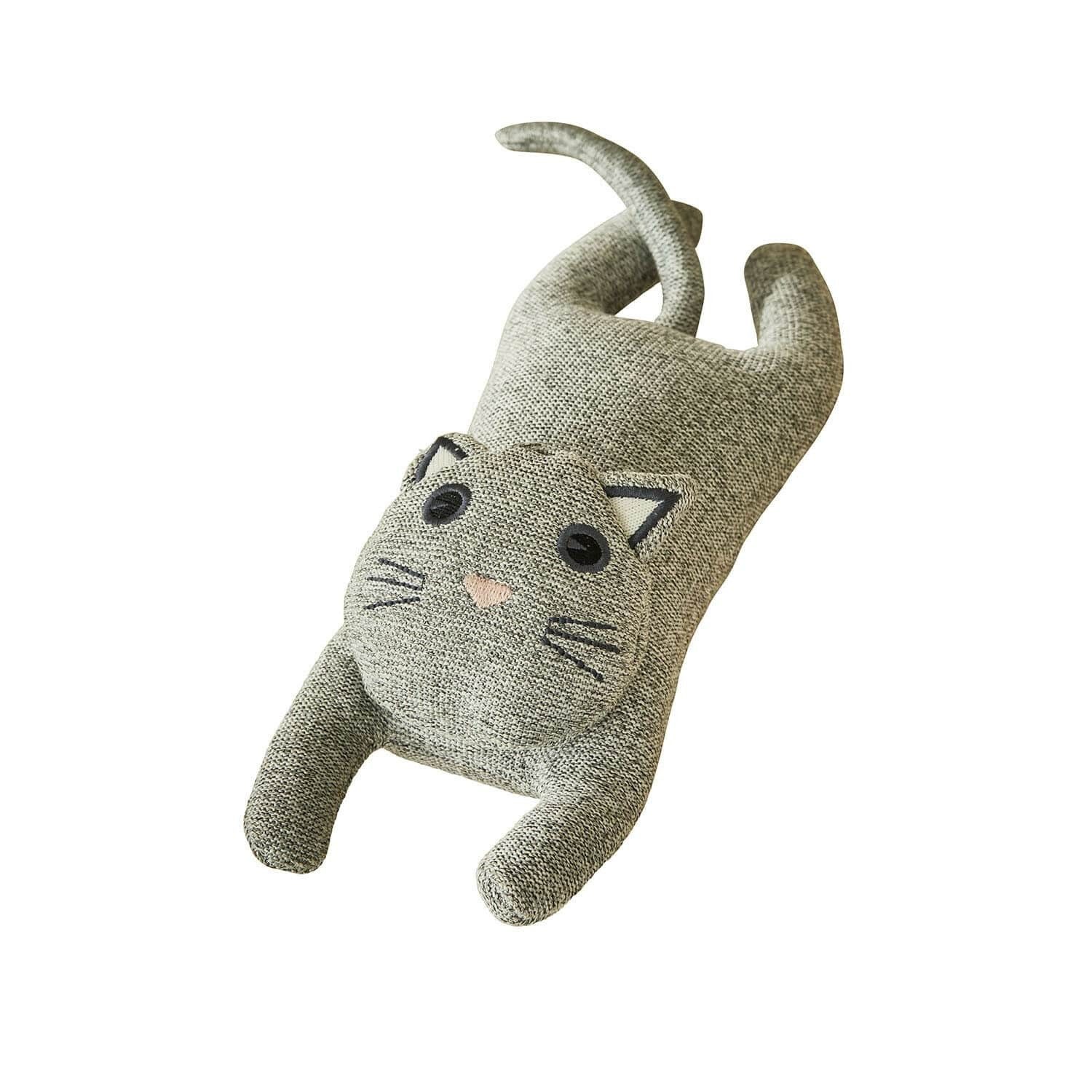 Mirabeau Tierkuscheltier Katzenspielzeug Nalori grau, 100% Polyester, Füllung: 100% Polyester