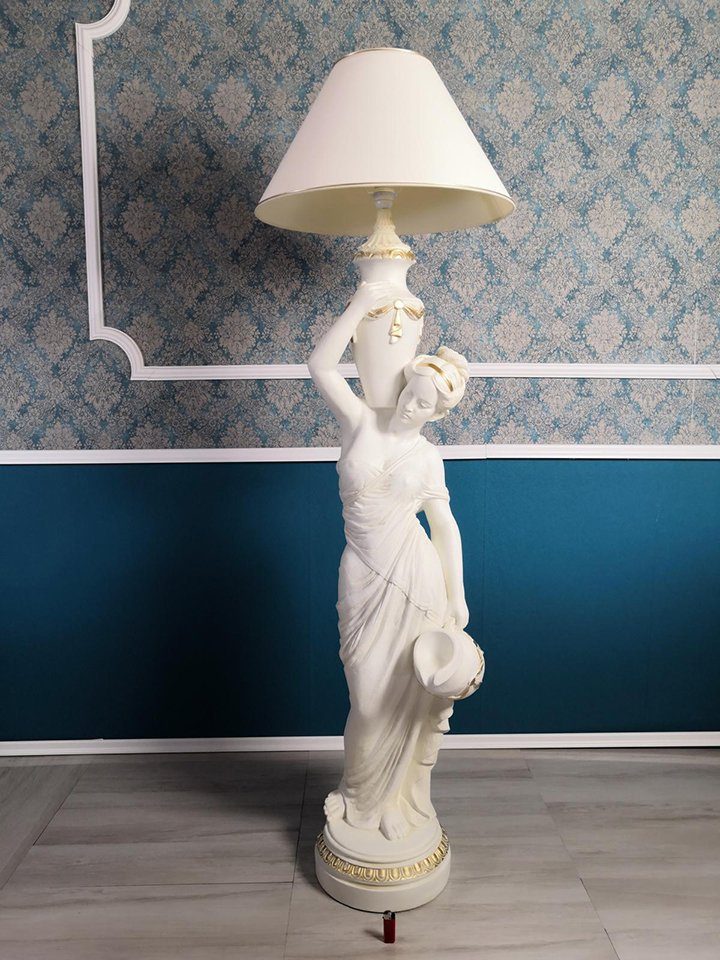 XXL JVmoebel Wohnzimmer Skulptur Steh Skulptur Figur Leuchte Leuchten Lampe Design