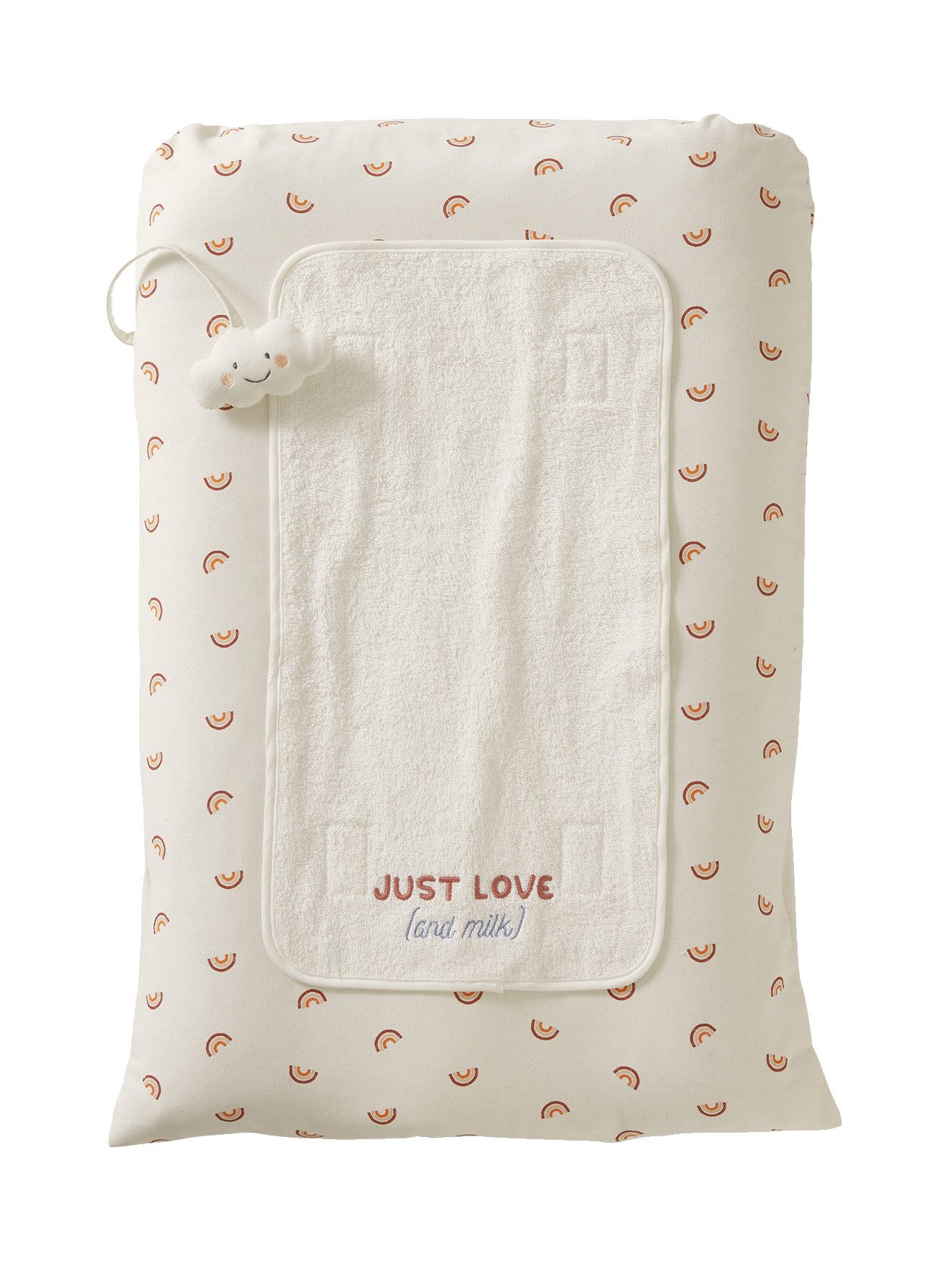 vertbaudet Wickelauflage Baby Wickelauflage HAPPY SKY Bio-Baumwolle