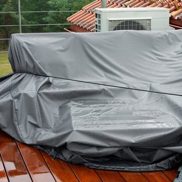 novely® Stoff WOODY WATERPROOF Persenning Tarp UV+ Wasserdicht Abdeckstoff Plane, wasserabweisend, wasserdicht, UV-beständig, pflegeleicht