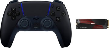 PlayStation 5 PS5 DualSense +Samsung 990 PRO Heatsink interne SSD mit 2TB Controller (Set)
