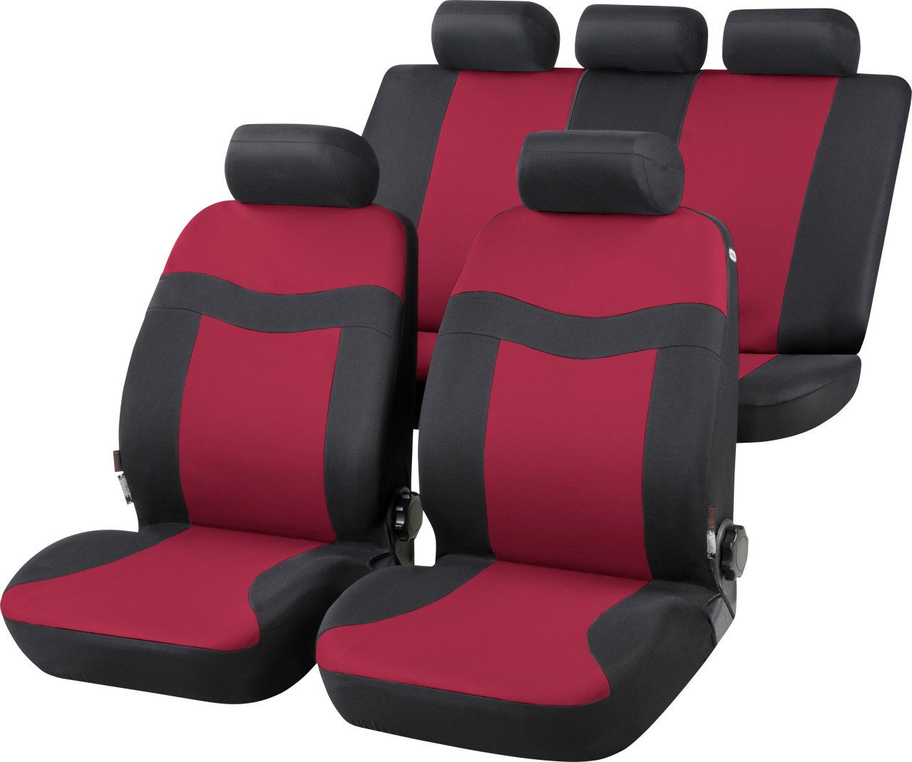 WALSER Autositzbezug Walser Autositzbezug Rockford rot 11-teilig