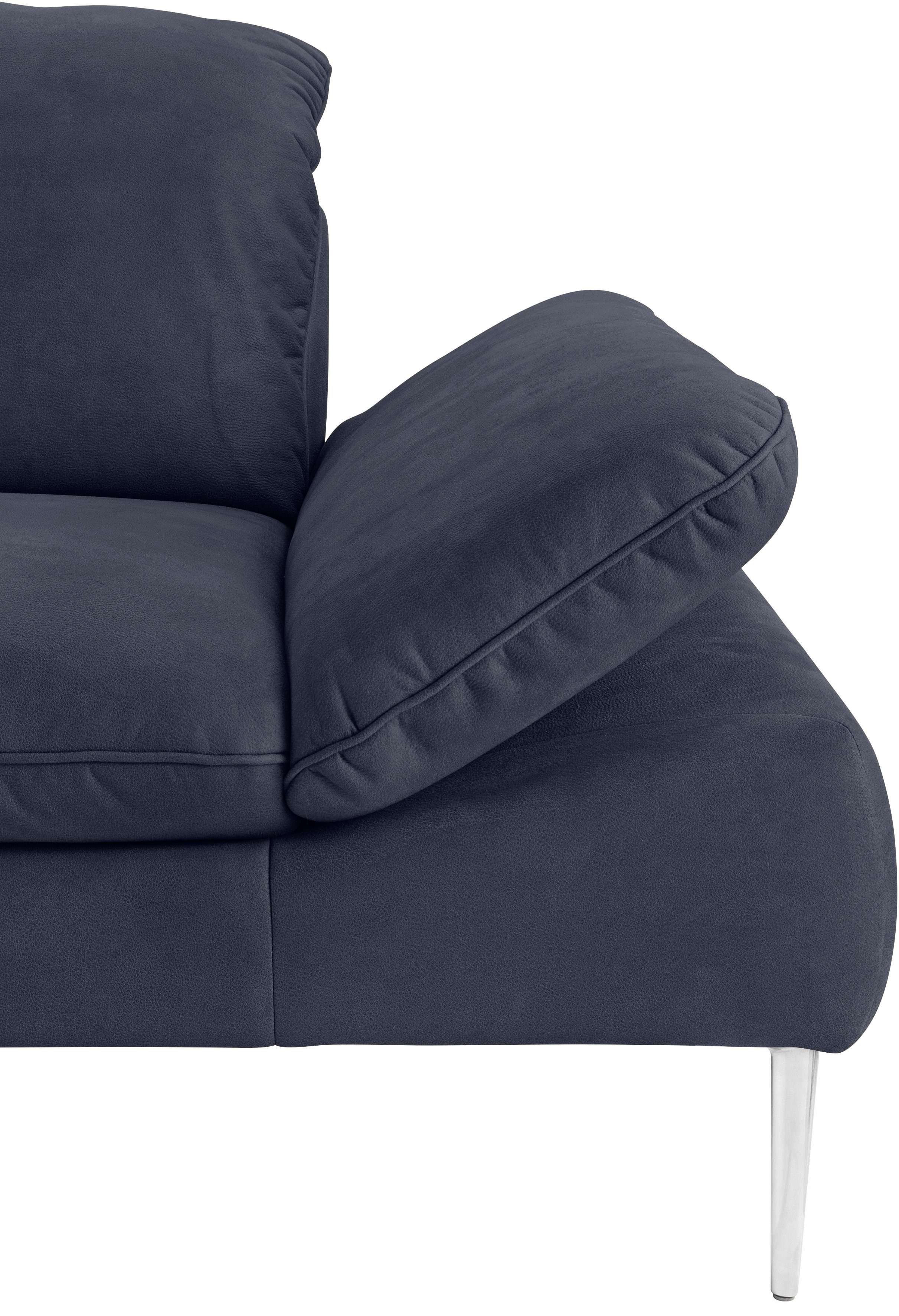 W.SCHILLIG 2-Sitzer enjoy&MORE, mit Sitztiefenverstellung, silber Füße Breite cm matt, 202