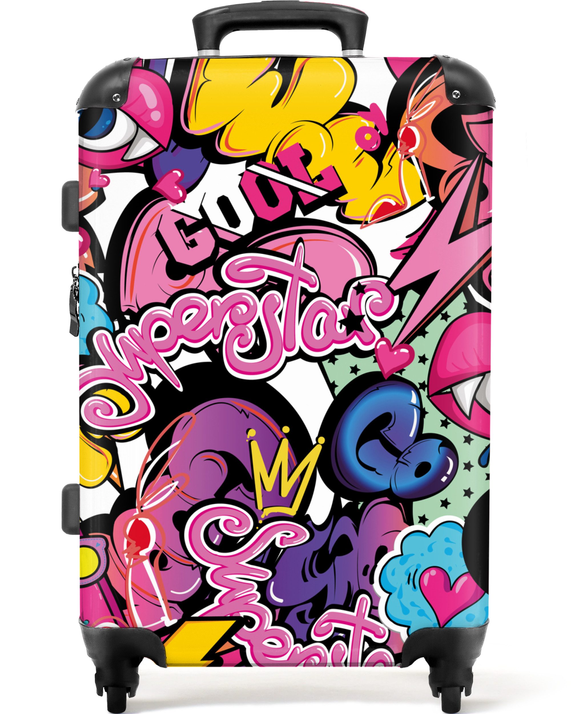 NoBoringSuitcases.com© Hartschalen-Trolley Design - Superstar - günstig online kaufen