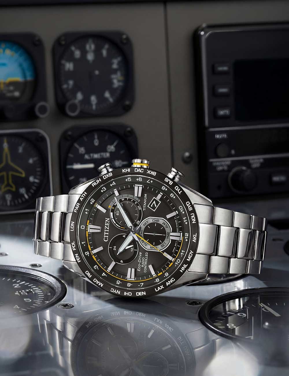 Citizen Quarzuhr Citizen CB5947-80E Eco-Drive Super-Titanium Herrenuhr 43mm günstig online kaufen