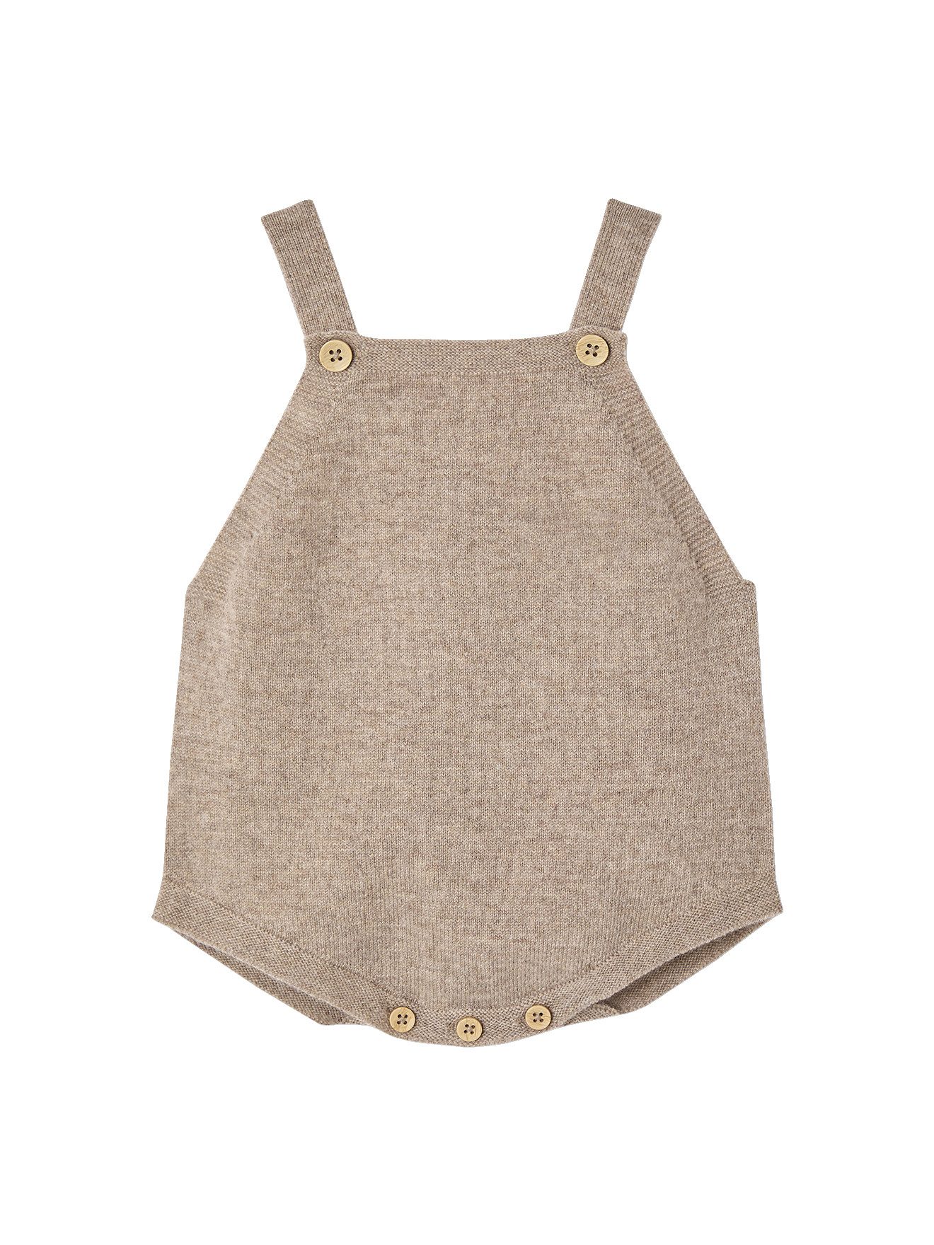 Overall Baby Strick-Einteiler aus Merino und Kaschmir