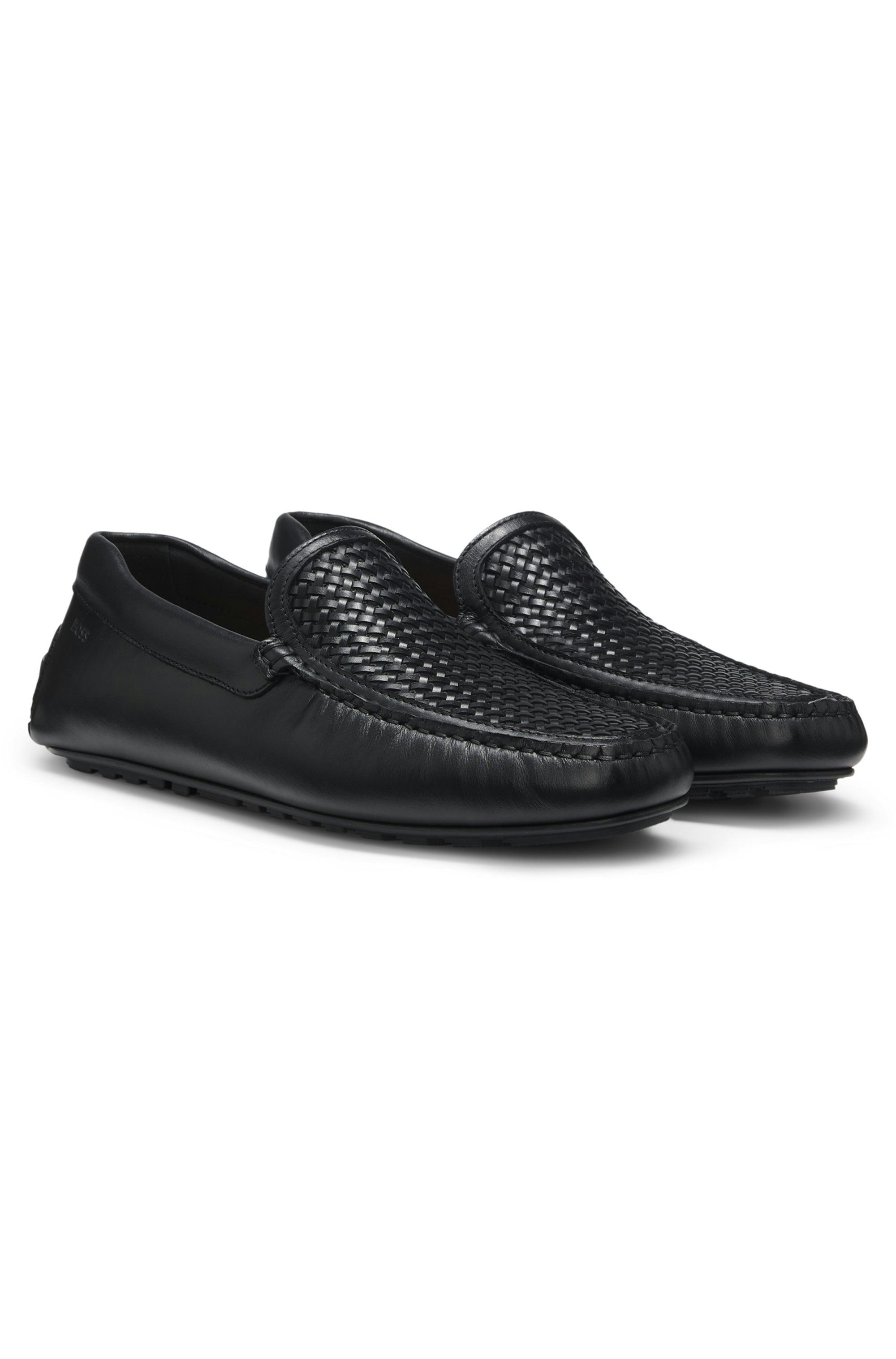 BOSS Noel_Mocc Slipper Urlaubsschuh, Schlupfschuh, Sommerschuh, Loafer im Mokassin Style