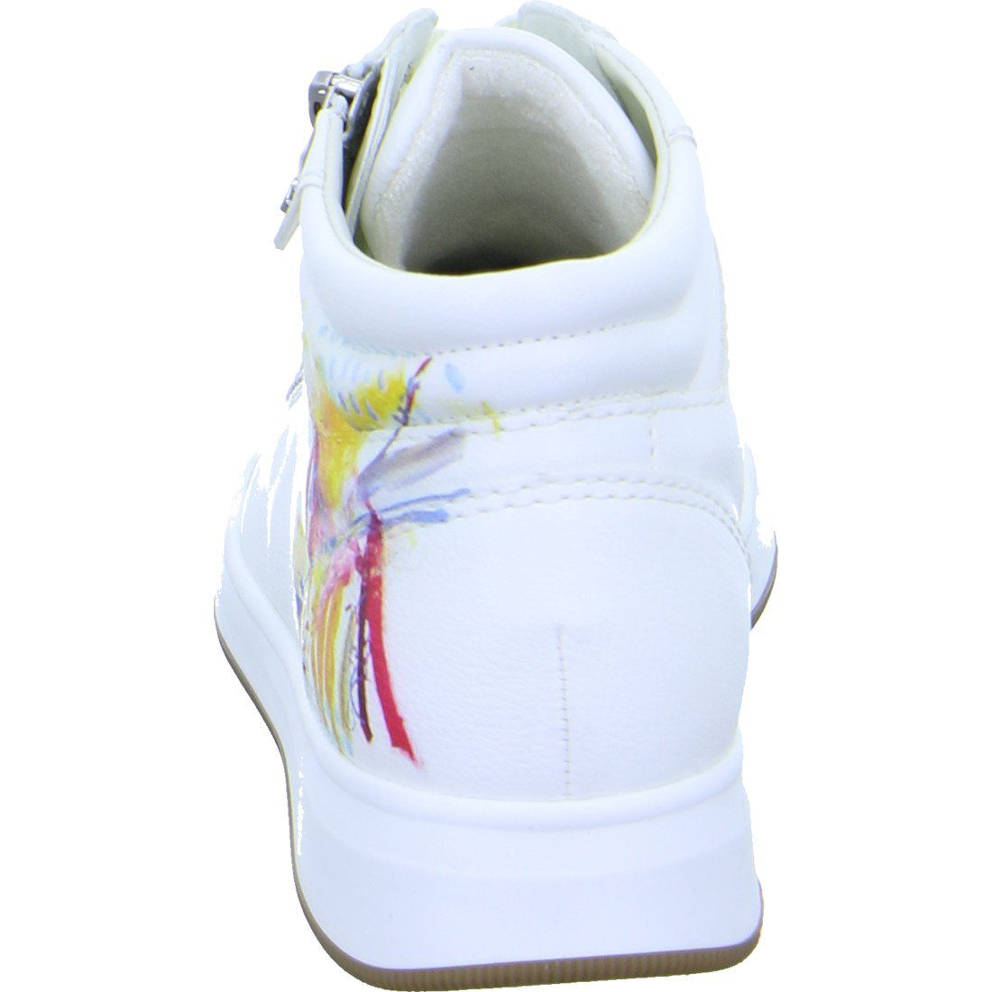Damen Sneaker Nubuk - Sneaker Rom Ara Ara Schuhe, 048241 weiß