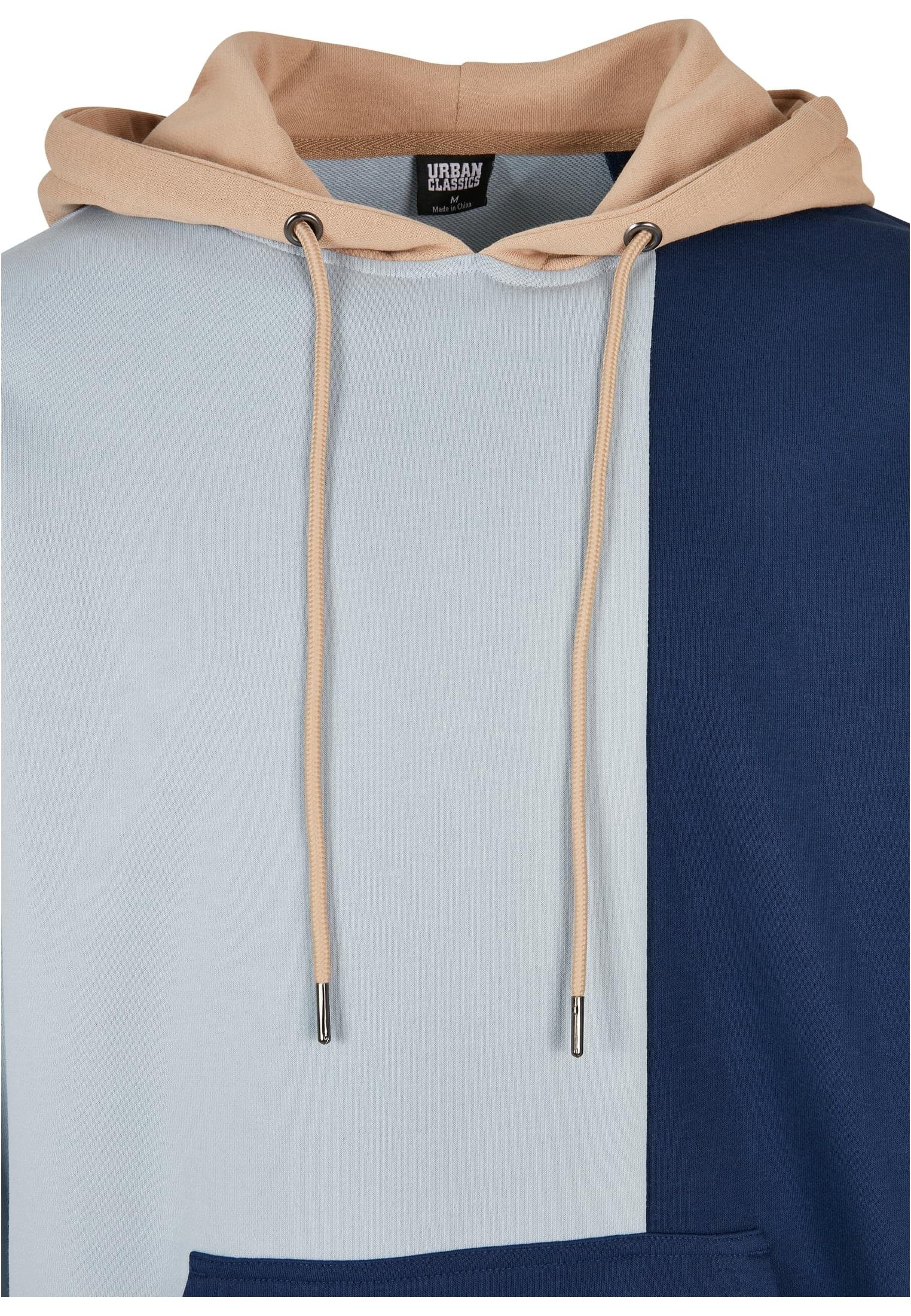 Herren Oversized URBAN Sweater Block CLASSICS Color Hoody (1-tlg) summerblue/darkblue