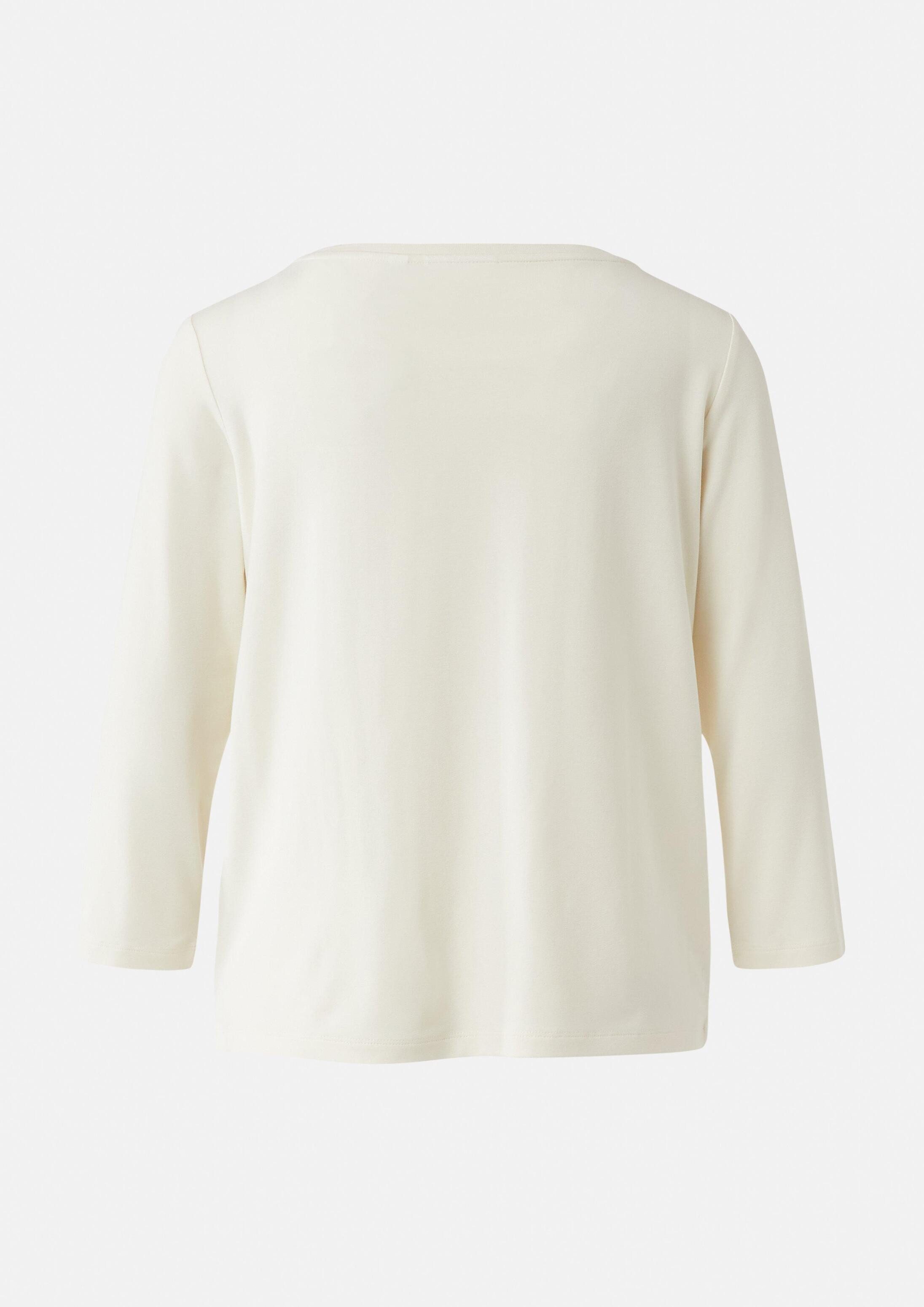 comma 3/4-Arm-Shirt T-Shirt Jersey-T-Shirt mit 3/4-Ärmeln und Frontprint