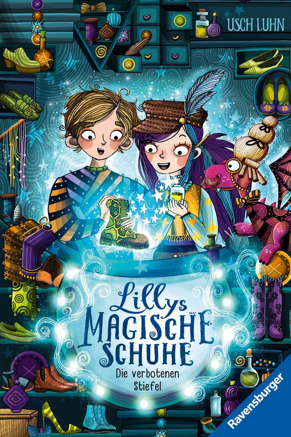 Kinderbuch Lillys magische Schuhe, Band 2 - Die verbotenen Stiefel Usch Luhn