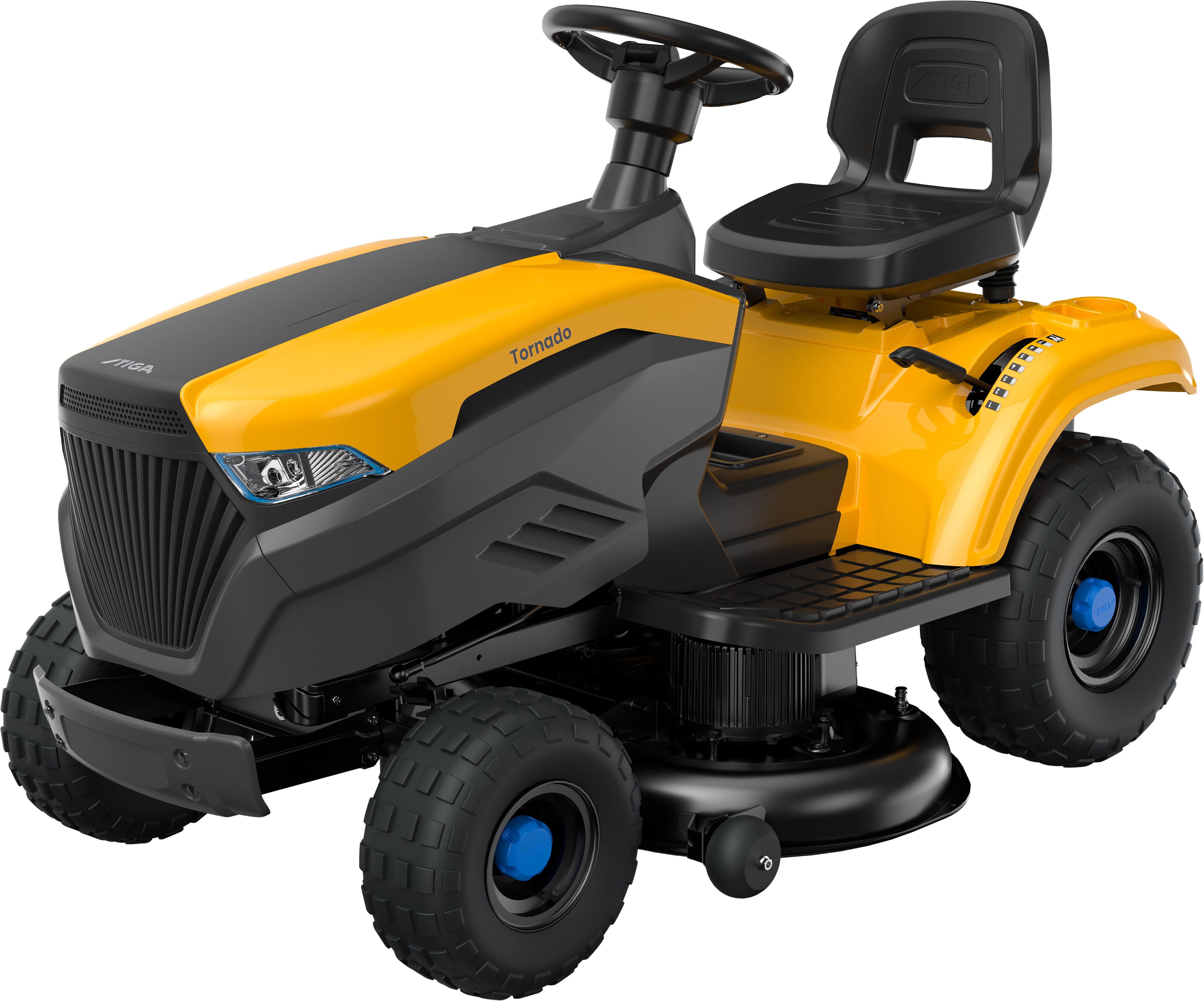 STIGA GARDEN Akku-Rasentraktor Tornado 398e, 98 cm Schnittbreite, Tempomat, stufenloses ePower-Getriebe, 30 Ah Akku