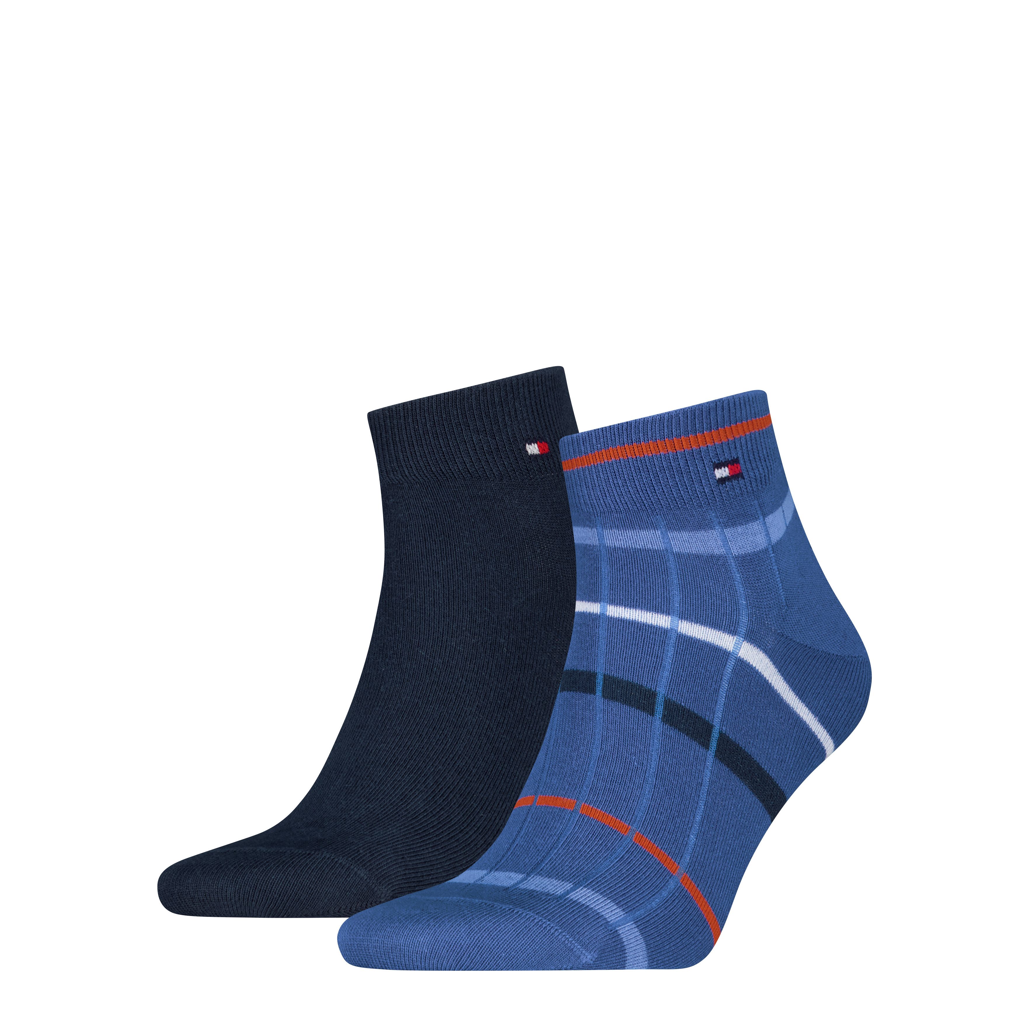 Tommy Hilfiger Kurzsocken TH MEN QUARTER 2P SUMMER BRETON (2 Paar) günstig online kaufen