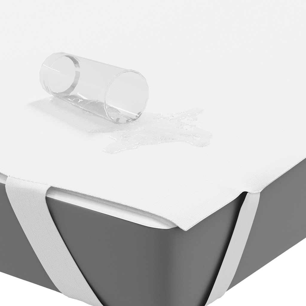 Boxspringmatratze Matratzenschoner Weiß 90x190 cm Wasserdicht, vidaXL günstig online kaufen