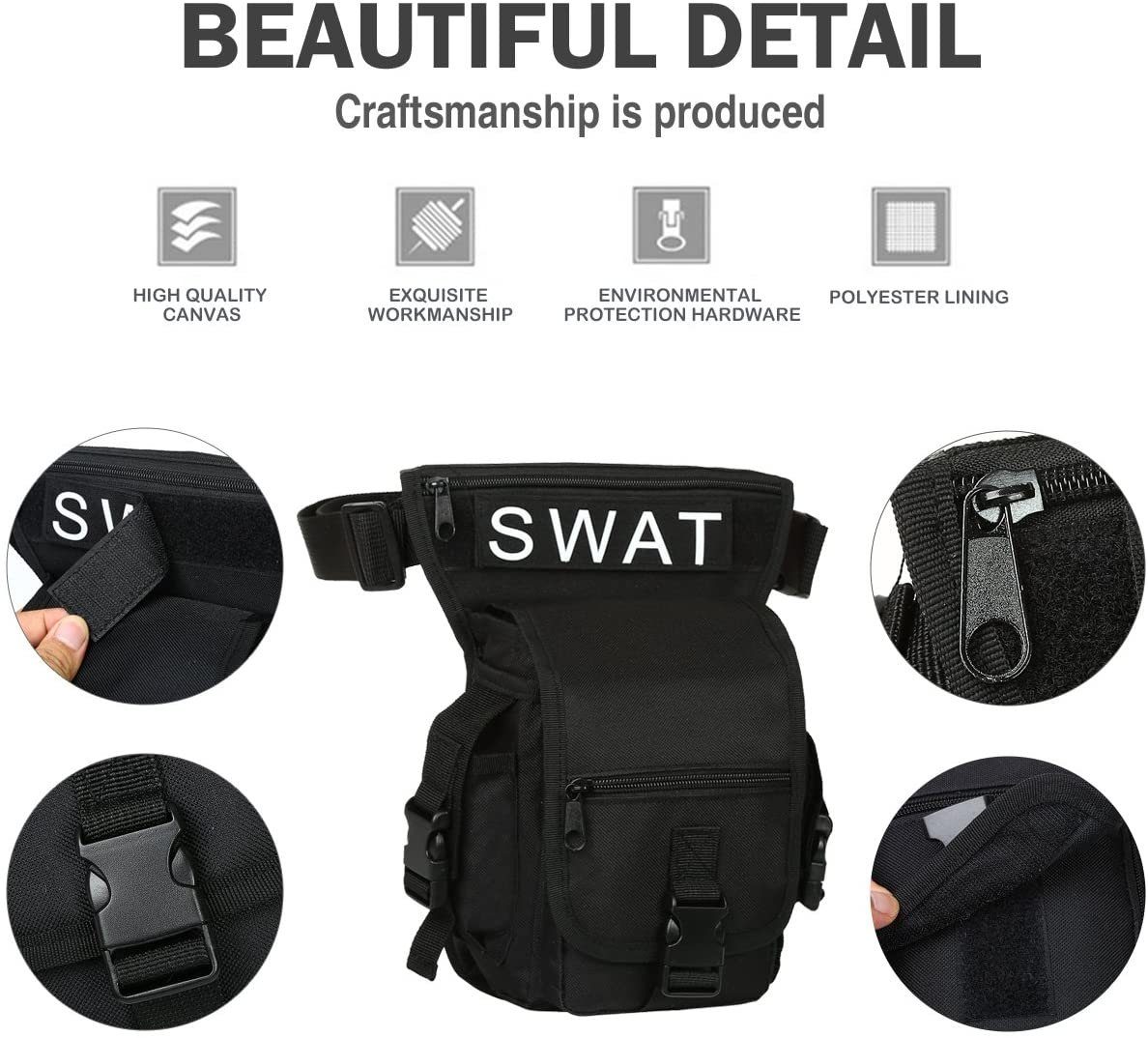 RAIKOU Beintasche Taktische Beintasche Motorrad Beinbeutel günstig online kaufen