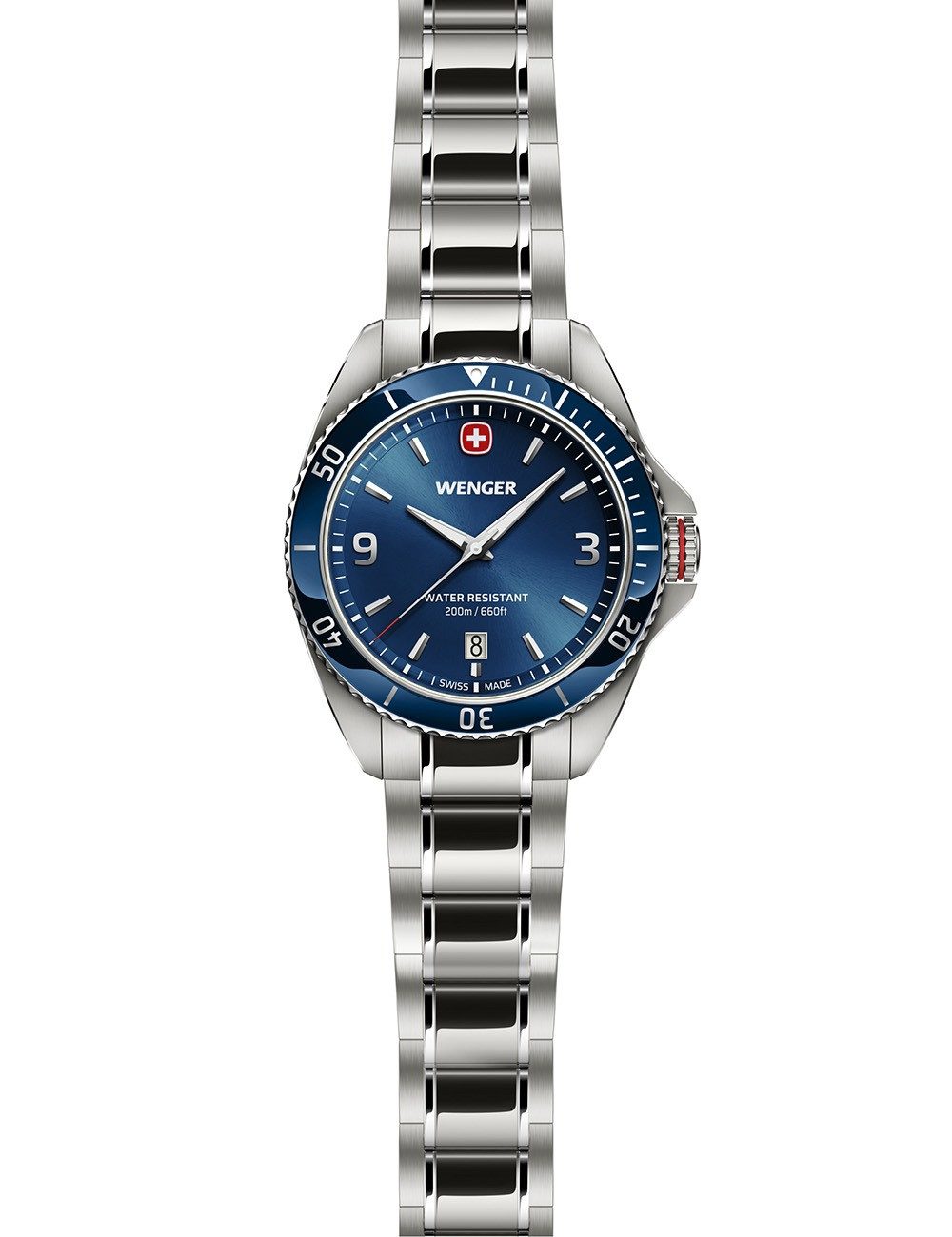 Wenger Quarzuhr Wenger 01.2031.103 Herrenuhr Ececutive 40mm 20ATM Wenger 01.2031.103 Herrenuhr Ececutive 40mm 20ATM