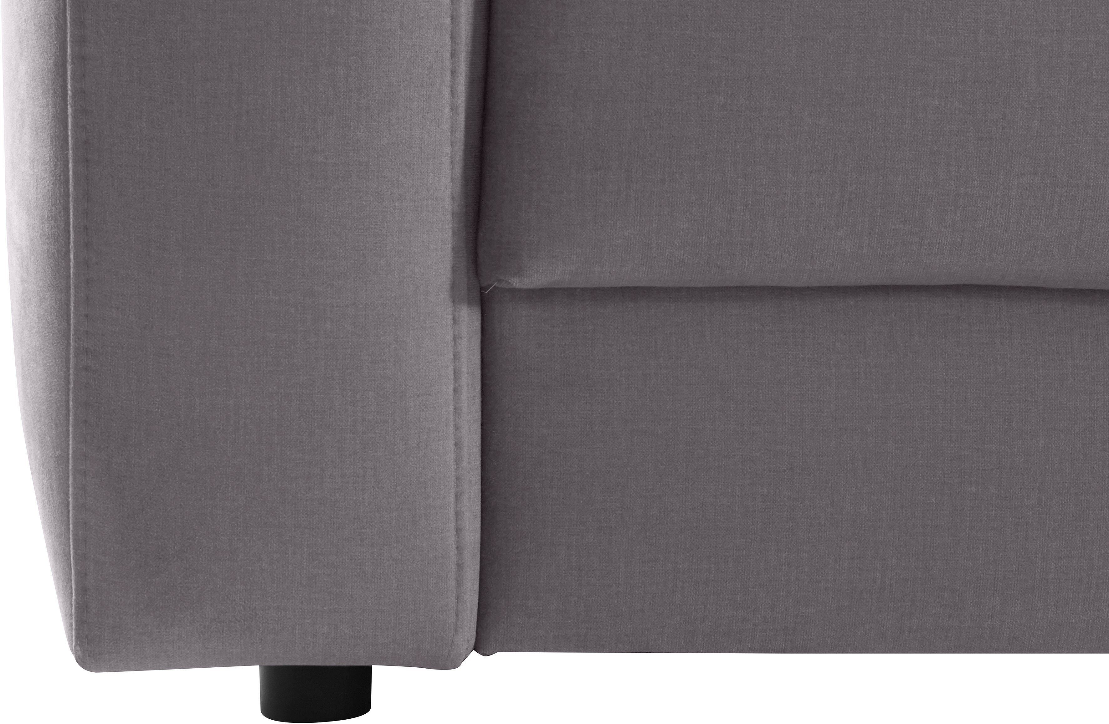 Home affaire Ecksofa Bloomfield, Mega Polsterecke, Breite 289cm, viel Platz, L-Form, In verschiedenen Größen