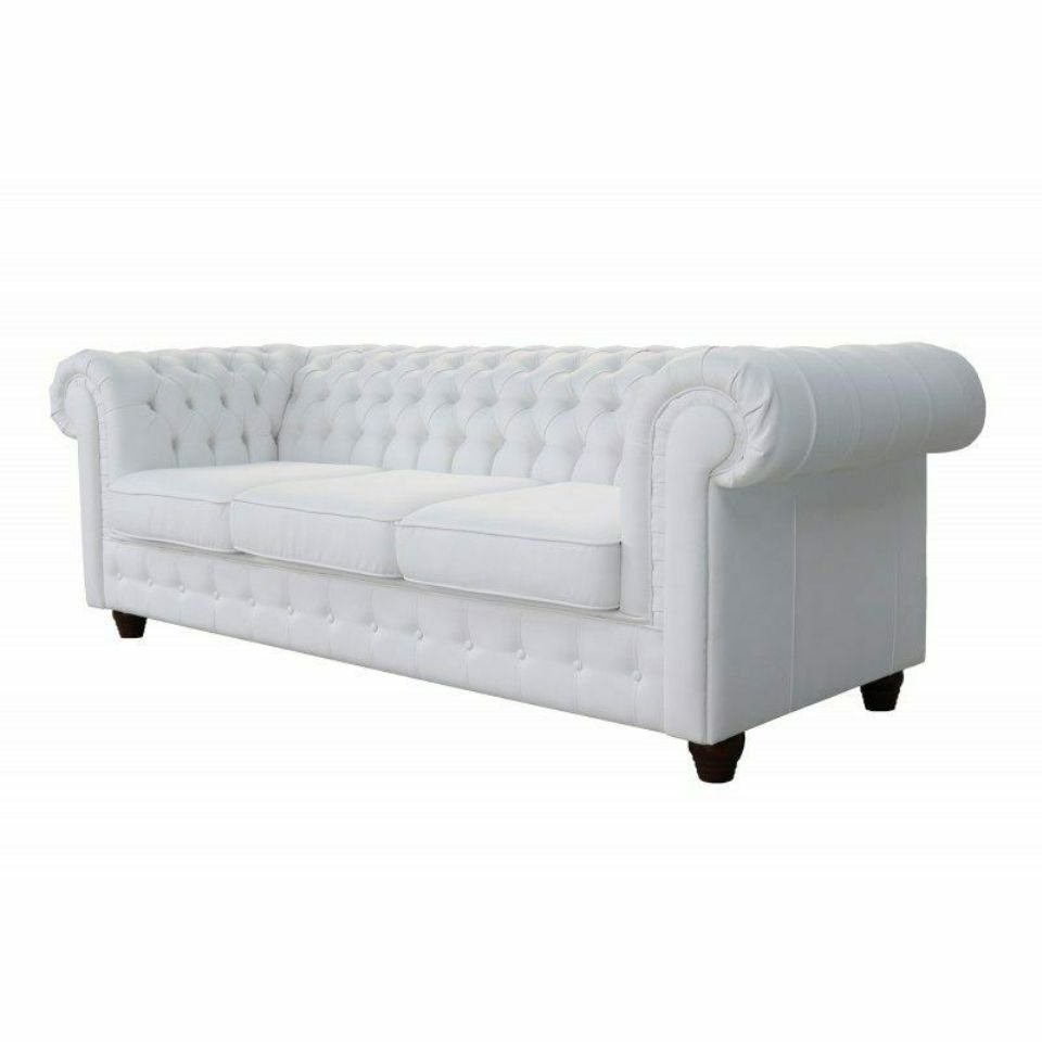 Europe Made Mello Chesterfield Sofa Sofa, Bettfunktion Couch mit JVmoebel in 3 Sitzer Polster