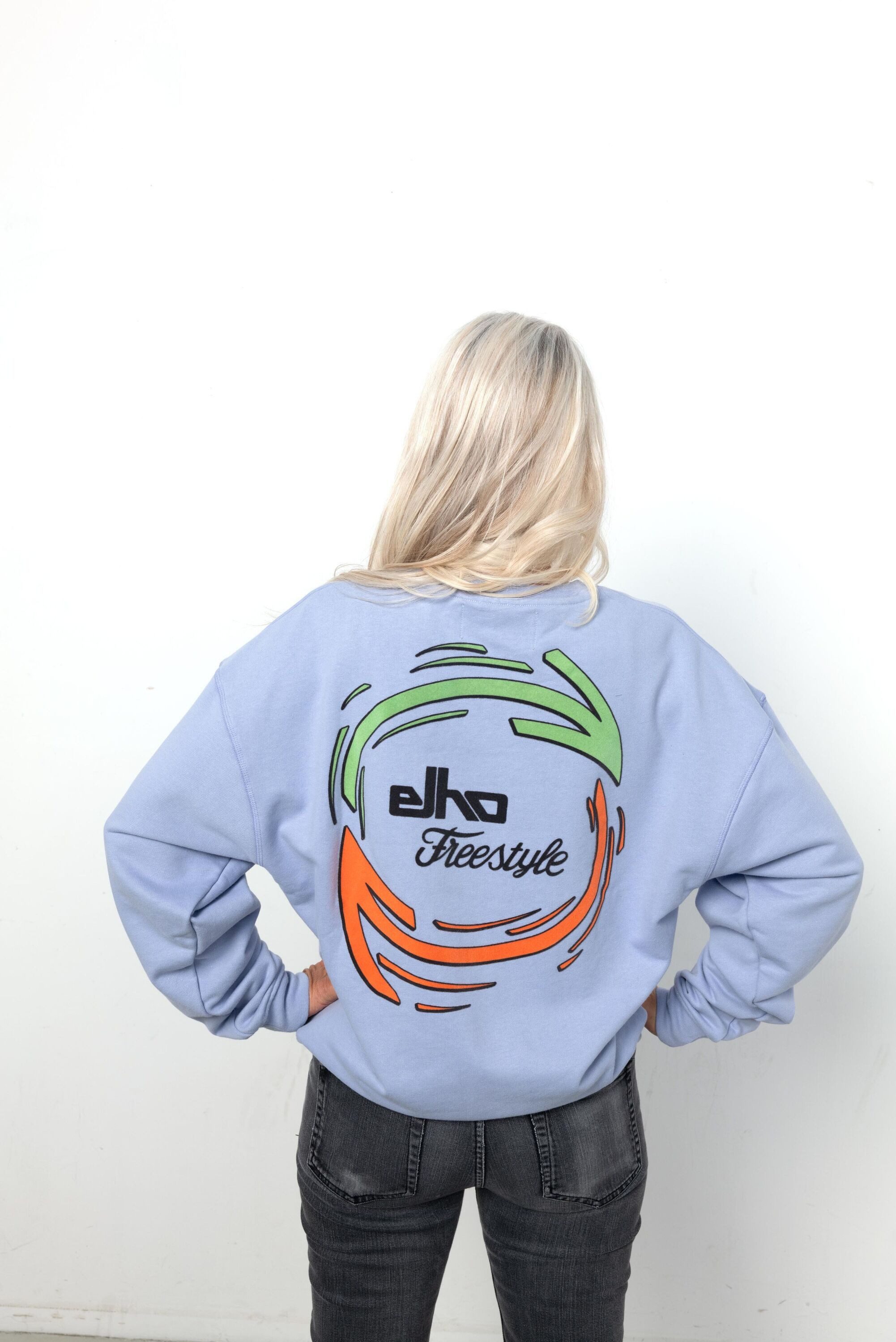 Elho Sweatshirt MAYRHOFEN (1-tlg) mit Logo-Stick am Ärmel
