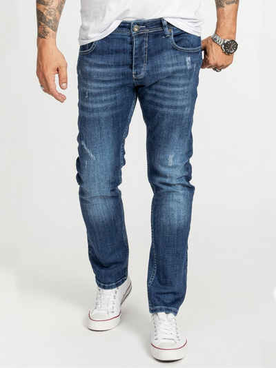 Rock Creek Regular-fit-Jeans Herren Джинси Stonewashed Blau RC-2410