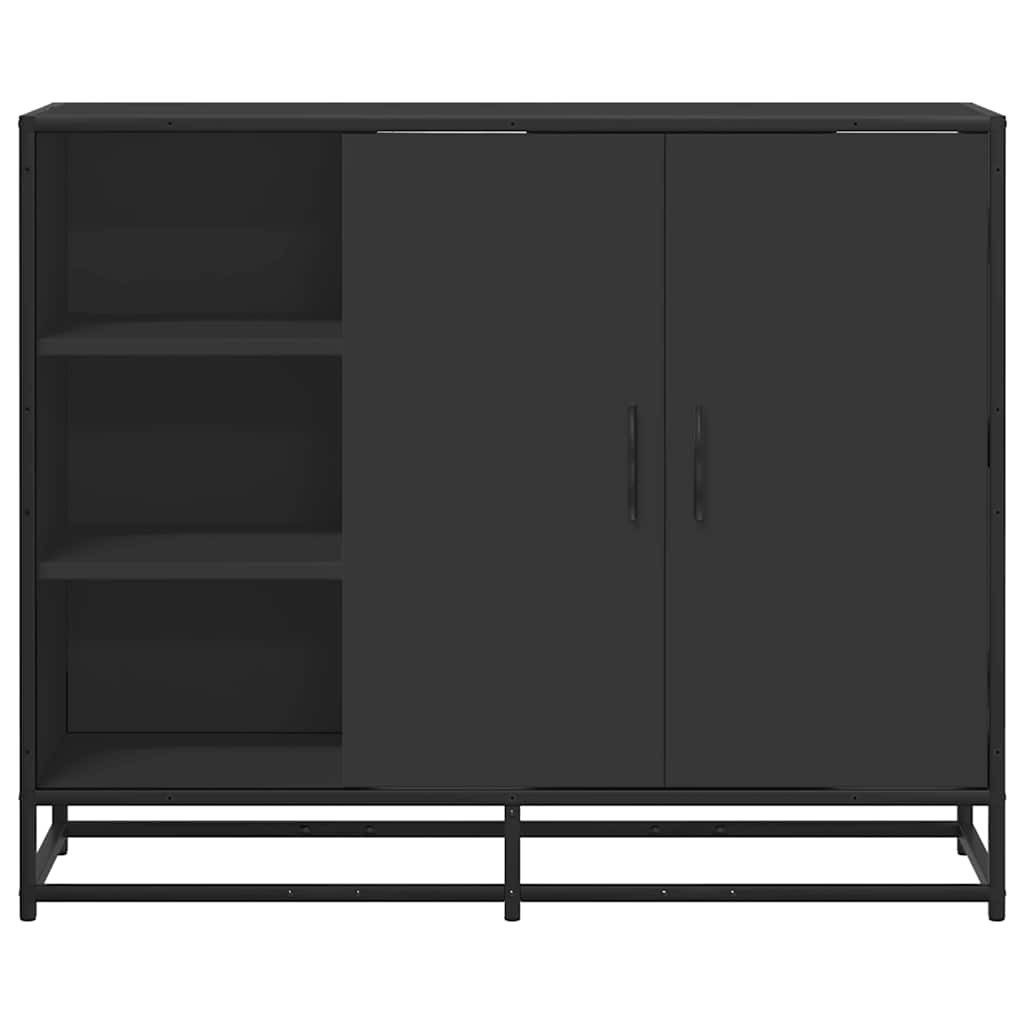vidaXL Sideboard Sideboard Schwarz 92x35x76 cm günstig online kaufen