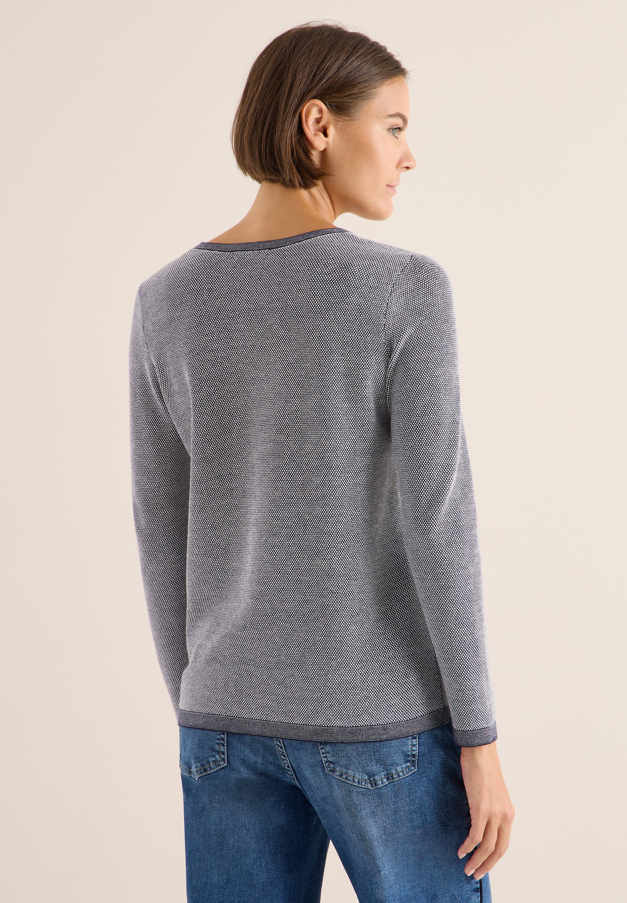 CECIL Strickpullover mit Materialmix günstig online kaufen