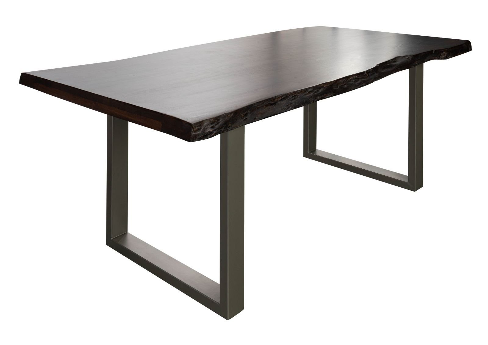 Massivmoebel24 Baumkantentisch FREEFORM (Baumtisch Akazie 200x100x77 günstig online kaufen