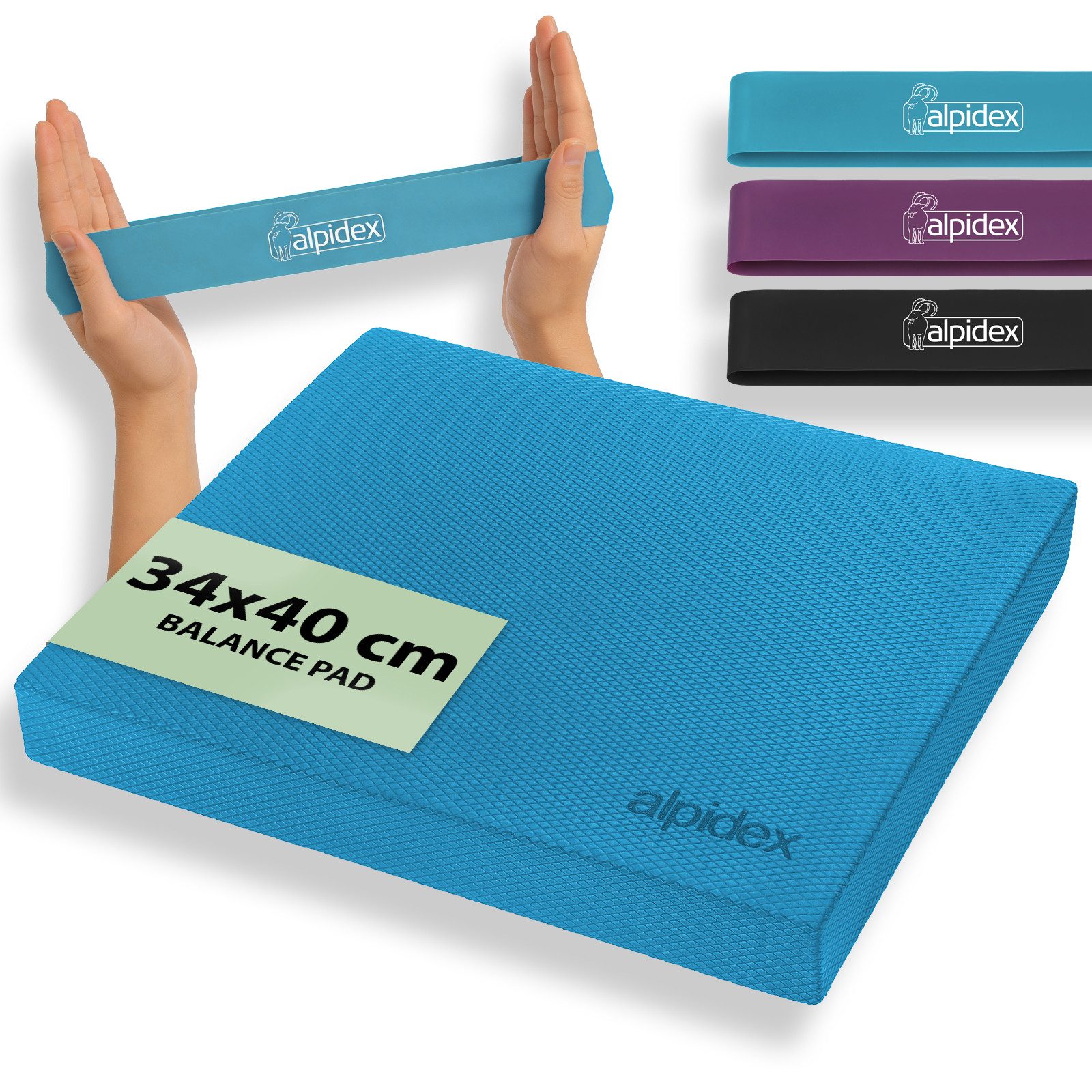 ALPIDEX Balance Pad ALPIDEX Balance Pad - Balance Kissen, Blue - 40x34x5 cm