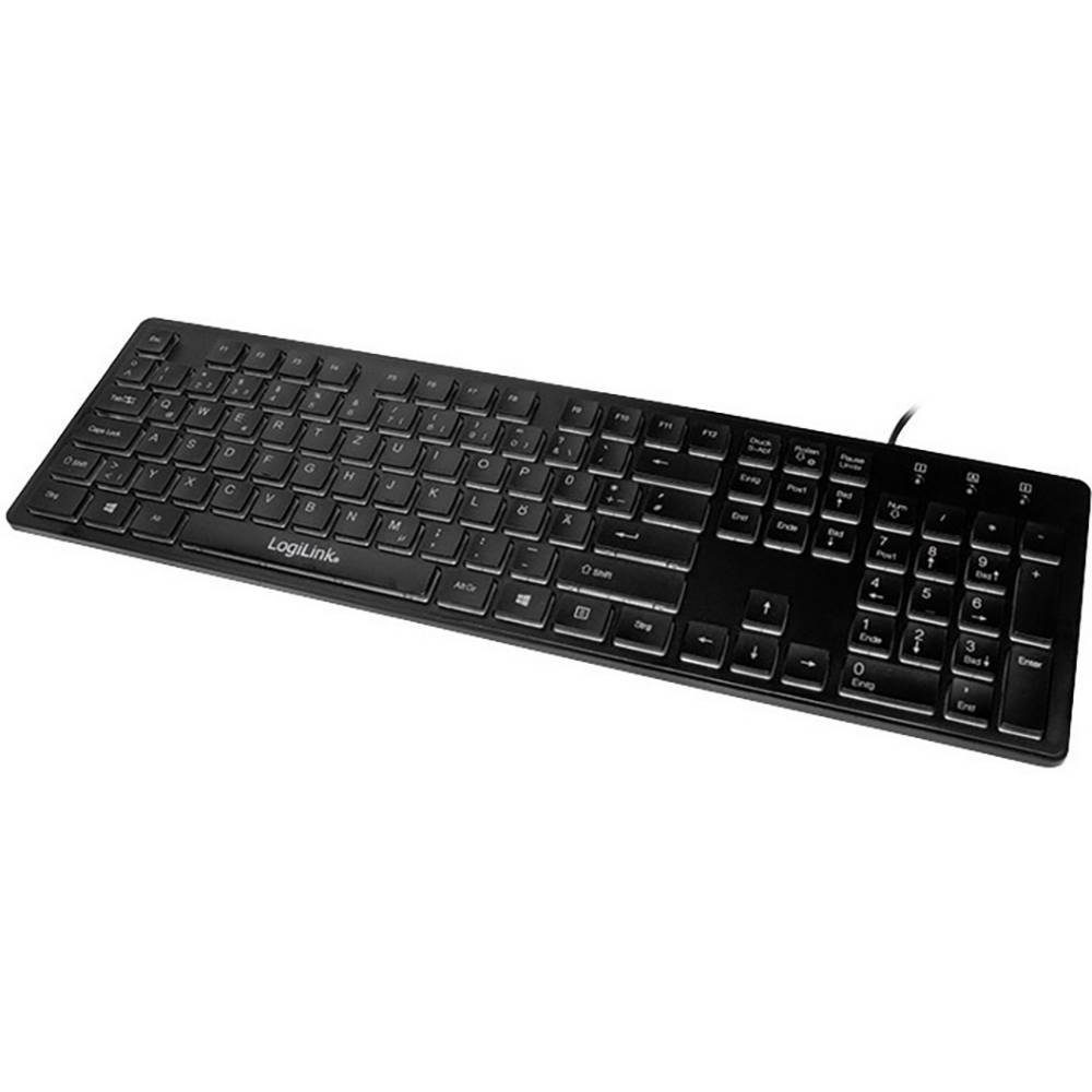 LogiLink USB illuminated rainbow Tastatur ID0138 Tastatur (Beleuchtet)