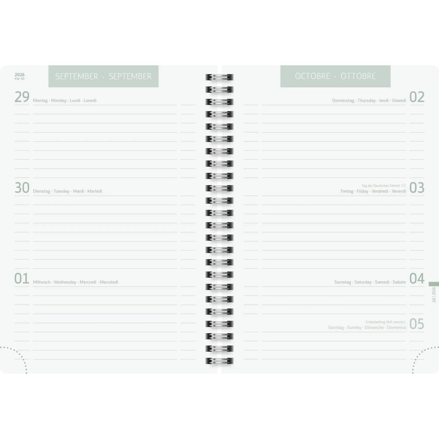Baier & Schneider Schülerkalender Schülerkalender 2026/2027 "Bloom", A5, Kunststoff