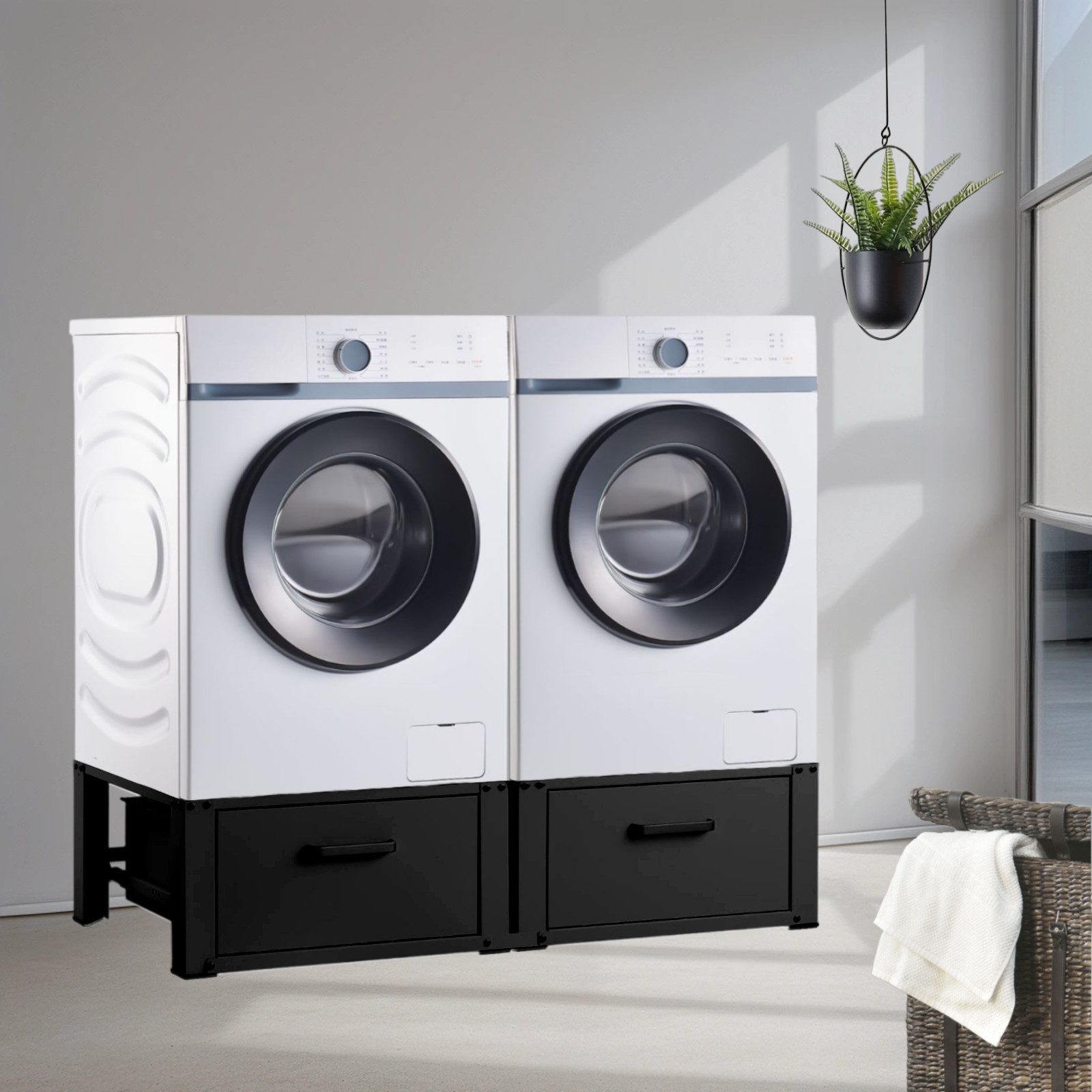 STADO Waschmaschinenuntergestell Gestell Waschmaschine Podest Trockner Sockel Erhöhung Ablage Unterbau