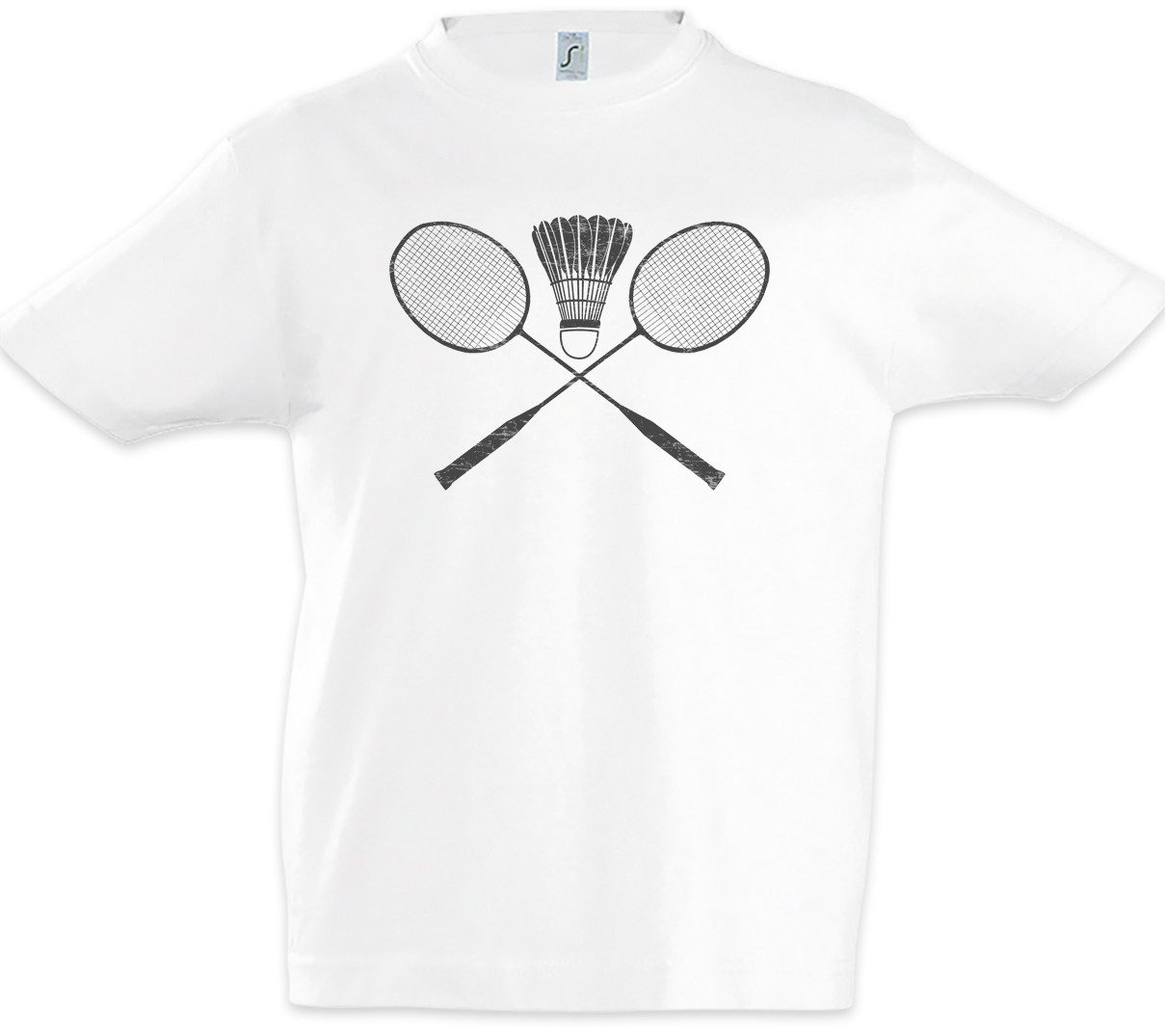 Print-Shirt Badminton Tools Kinder T-Shirt Player Passion Love Addiction Federball