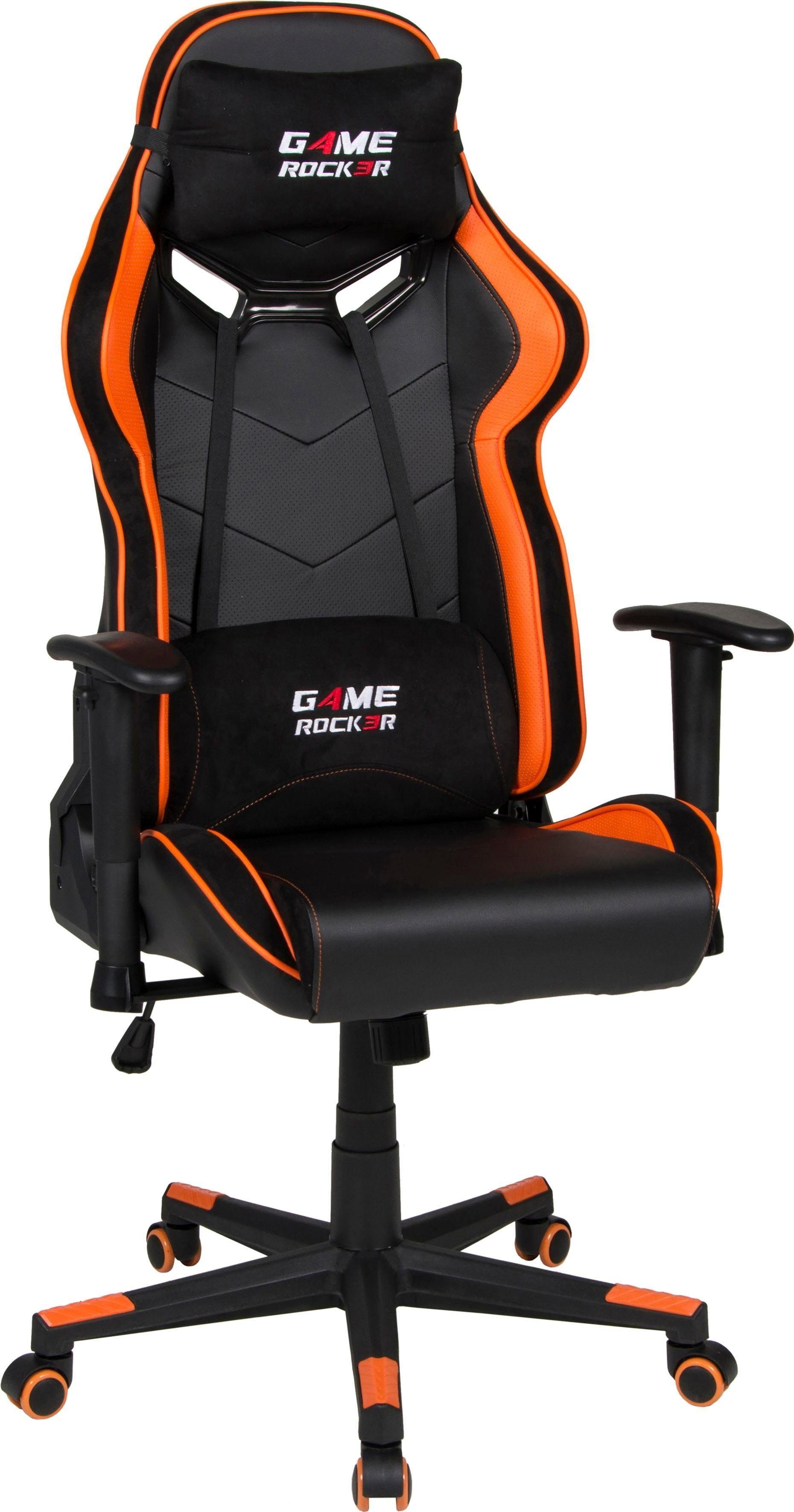 Duo Collection Gaming-Stuhl Game-Rocker G-30 schwarz/orange | schwarz/orange | schwarz/orange