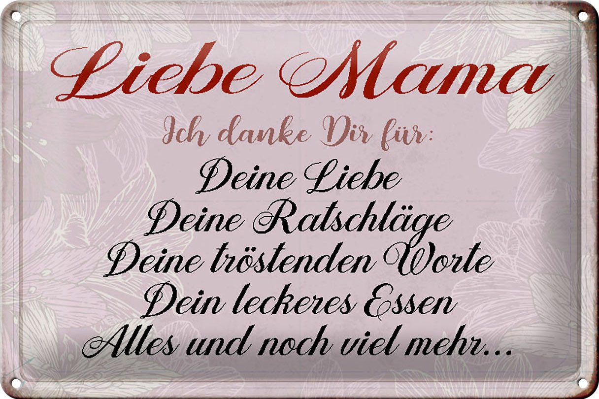 Hebold Metallschild Schild Blech 30x20cm Made in Germany Spruch