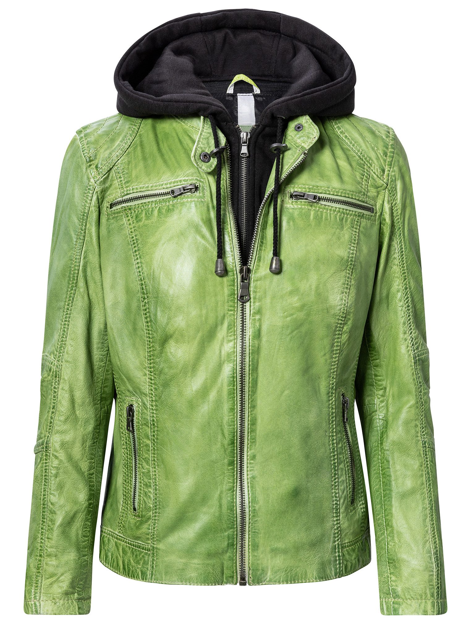 CBL Lederjacke MQ-44983 mit stehkragen günstig online kaufen