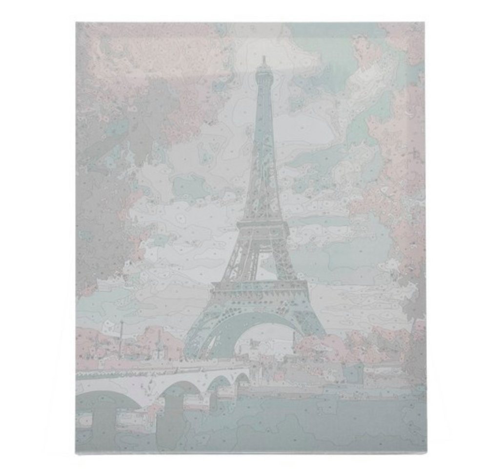 Thumbnail - MAALEO Malen nach Zahlen Malset Paris ausmalen (Spar-Set, 1-St., Kunstwerk), Leinwand 40x50 cm auf Holzrahmen, Acrylfarb...