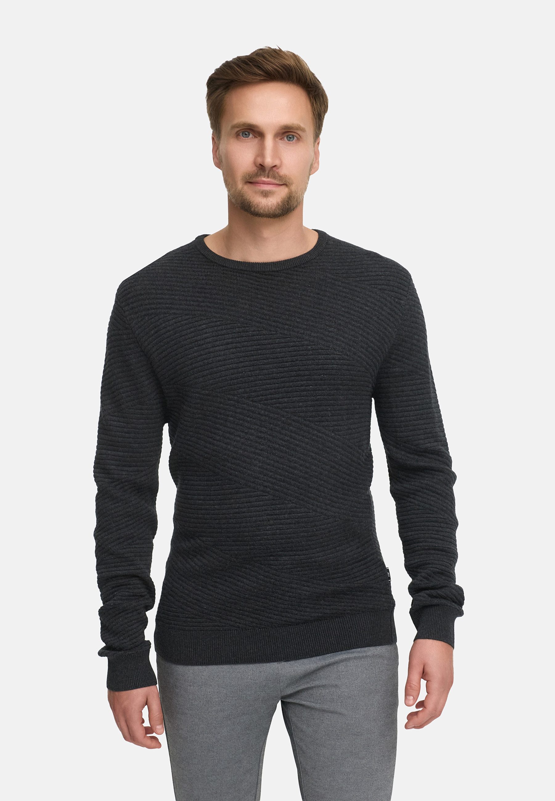 Jeff Strickpullover Herren JFAbram crew Pullover Herrenpullover Strickpullover mit Rundhalsausschnitt