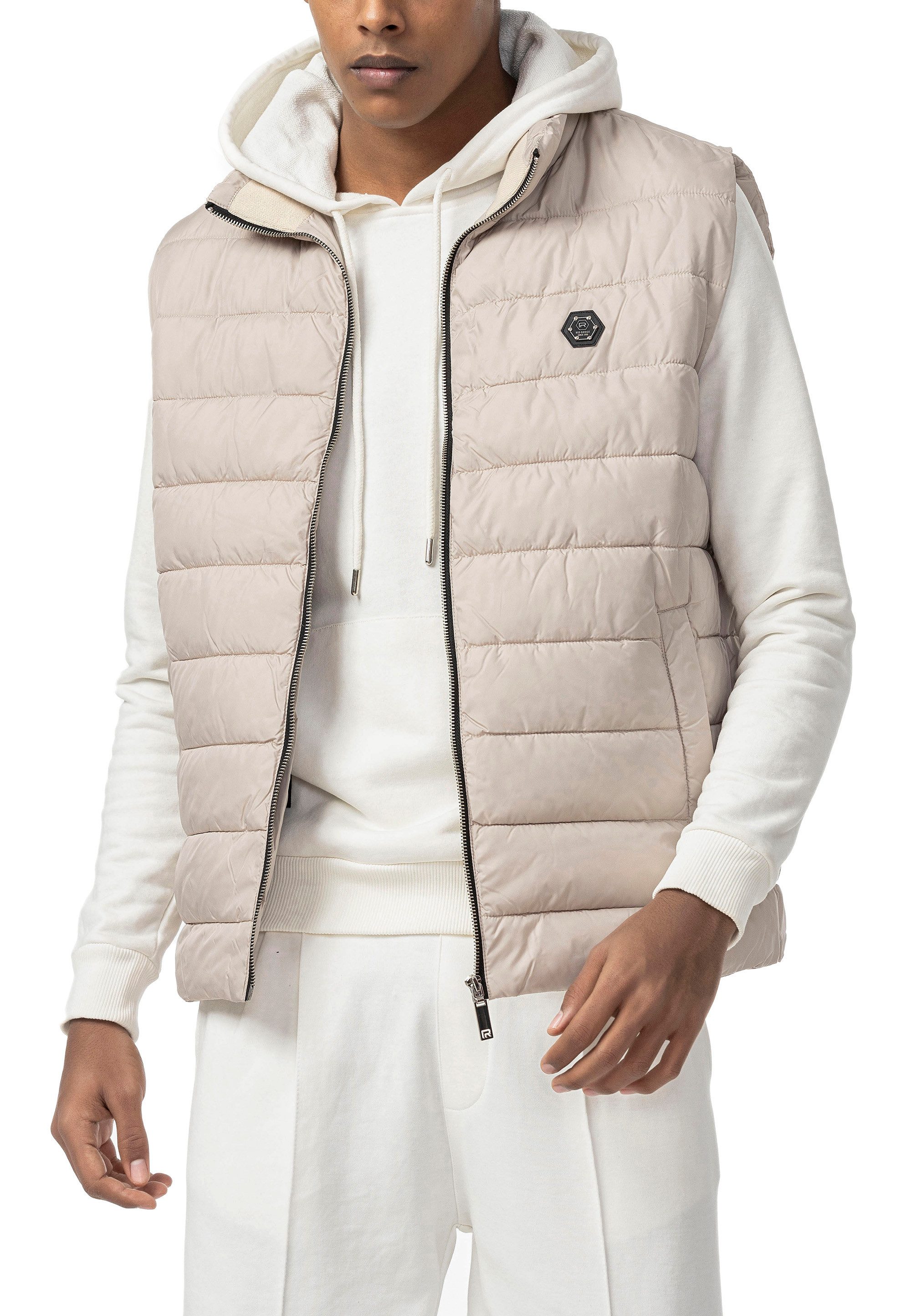 RedBridge Steppweste im Steppdesign mit wärmendem Innenfutter Markenschrift günstig online kaufen