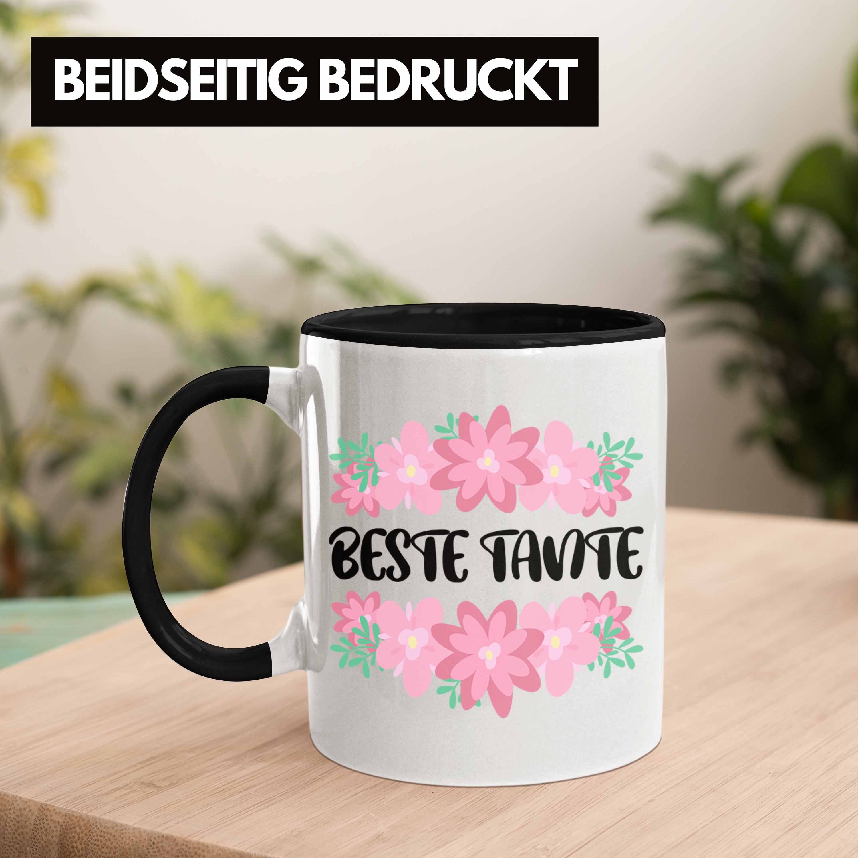 - Tasse Tante Tante Spruch Lieblingstante Kaffeetasse - - Geschenk Schwarz Geschenkidee Tasse Lustig Beste Trendation Beste Trendation