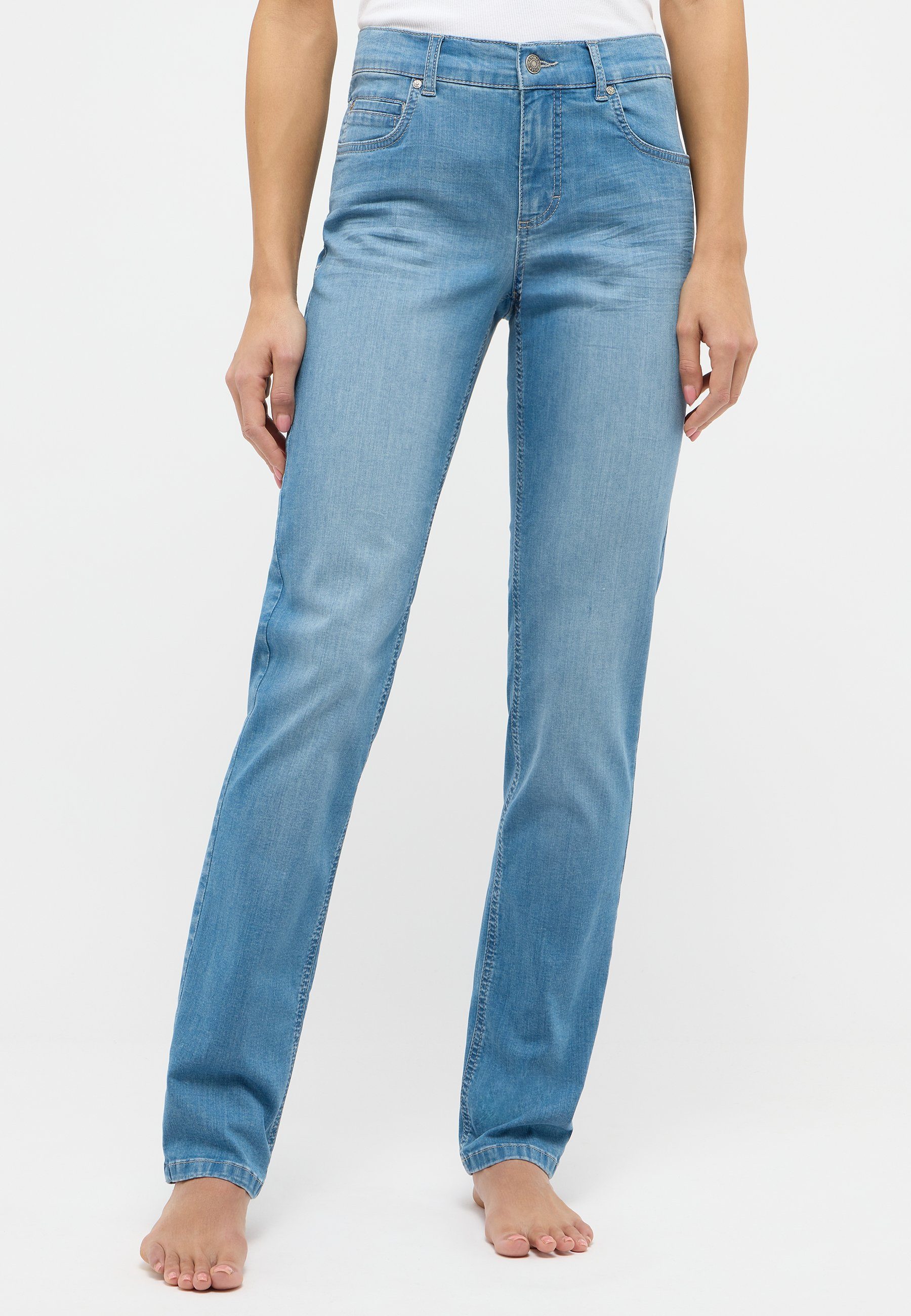 ANGELS Straight-Jeans "CICI" in Slim Fit-Passform günstig online kaufen