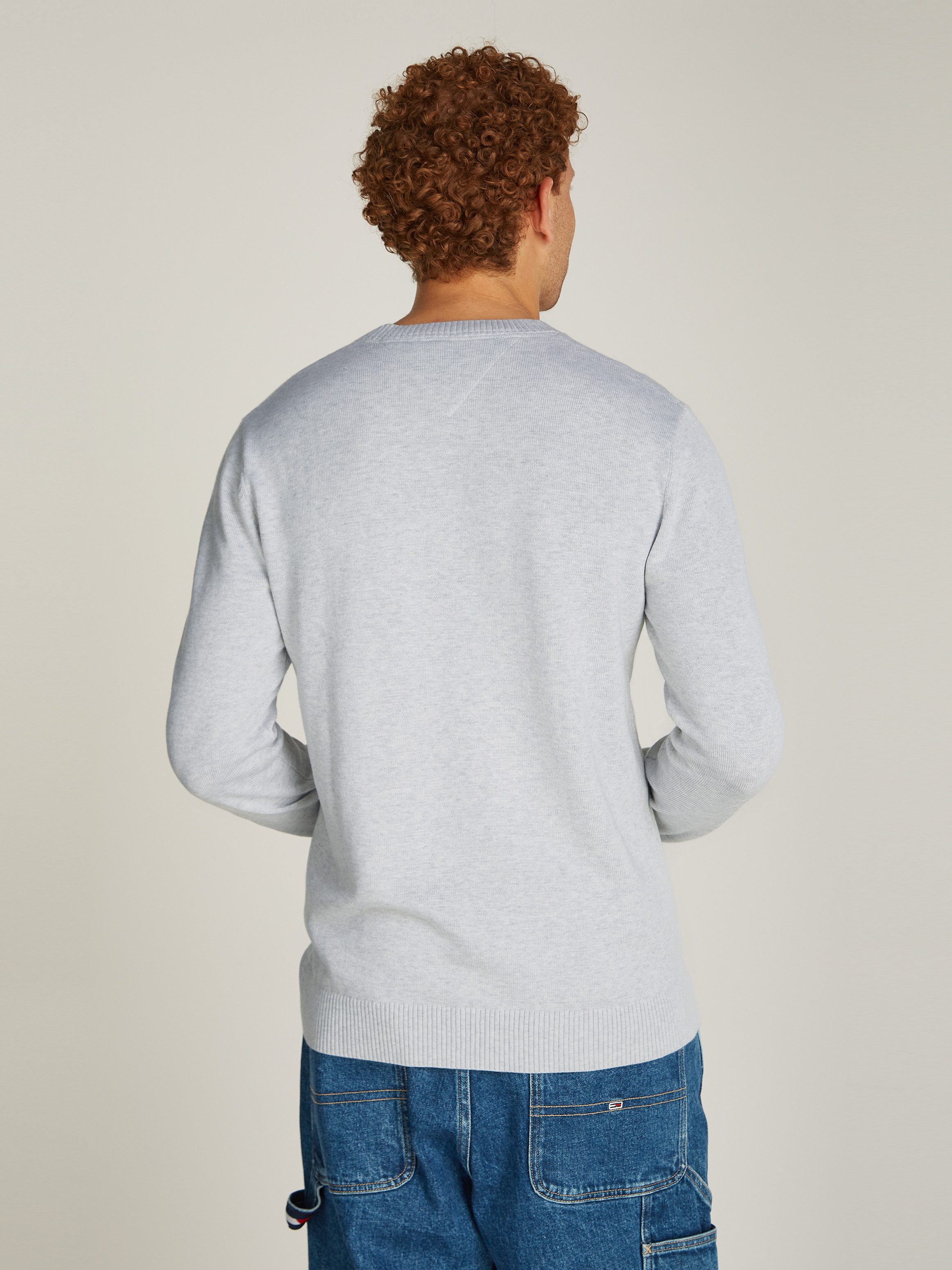 Tommy Jeans Rundhalspullover TJM SLIM ESSENTIAL günstig online kaufen