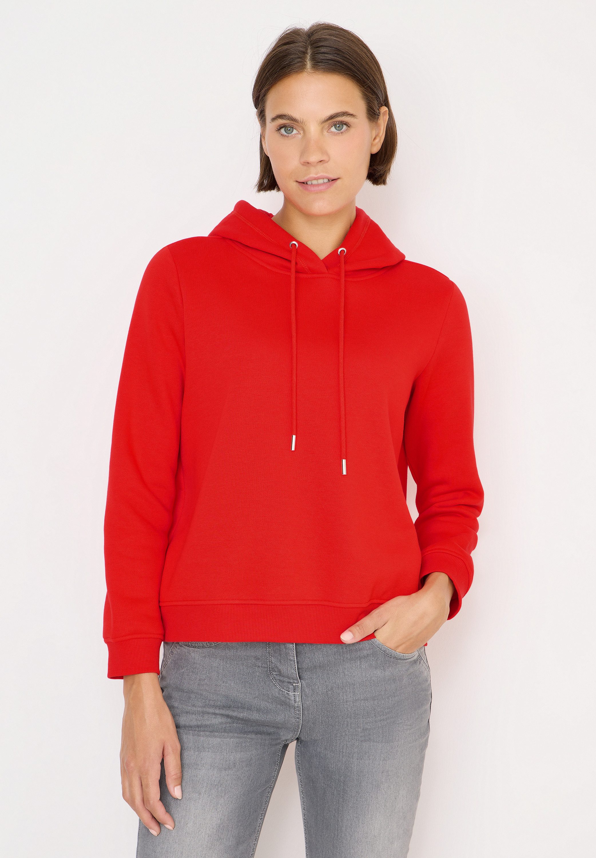 CECIL Hoodie aus softem Materialmix günstig online kaufen