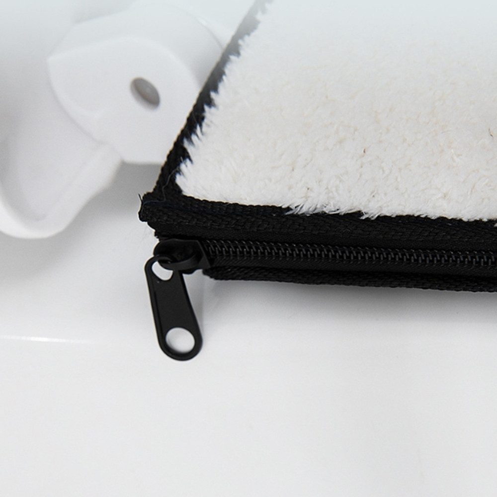 Diwzbyn WC-Deckelbezug Plüsch-Toilettensitzbezug Matte mit Griff und Reißverschluss, Warmer, Waschbarer, Dicker – Bild 5 von 5