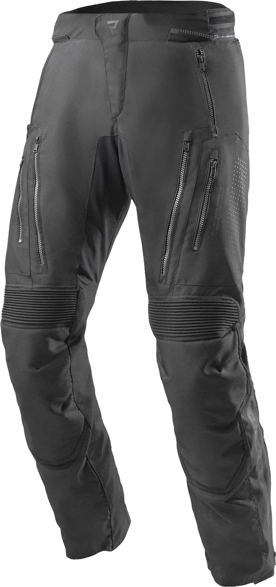 Rebelhorn Motorradhose Hiker 4 wasserdichte Motorrad Textilhose Verbindungsreißverschluss,Hüftprotektoren enthalten,Knieprotektor