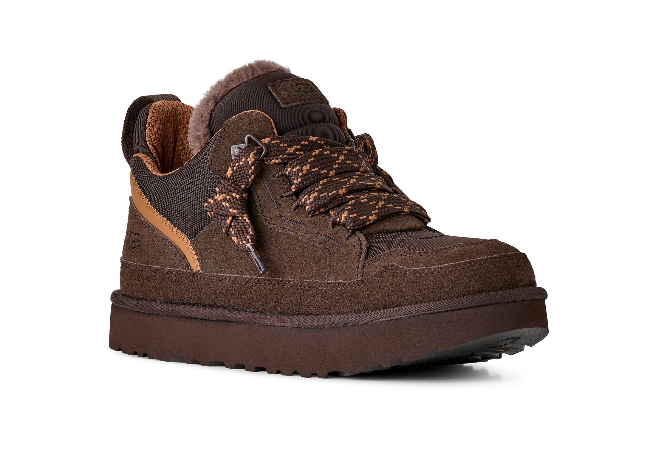 UGG M LOWMEL Sneaker Halbschuh, Schnürschuh mit gepolstertem Schaftrand
